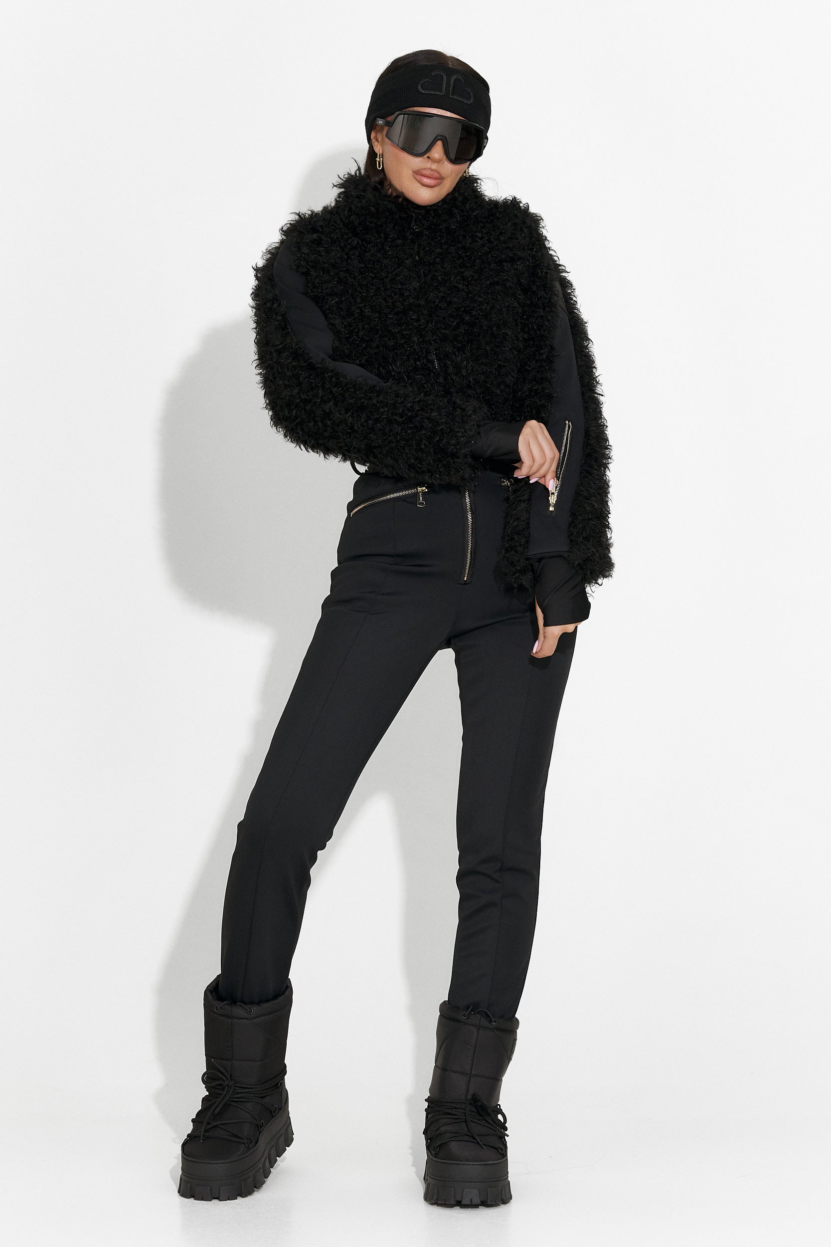 Salopeta ski casual neagra Alycia Bogas