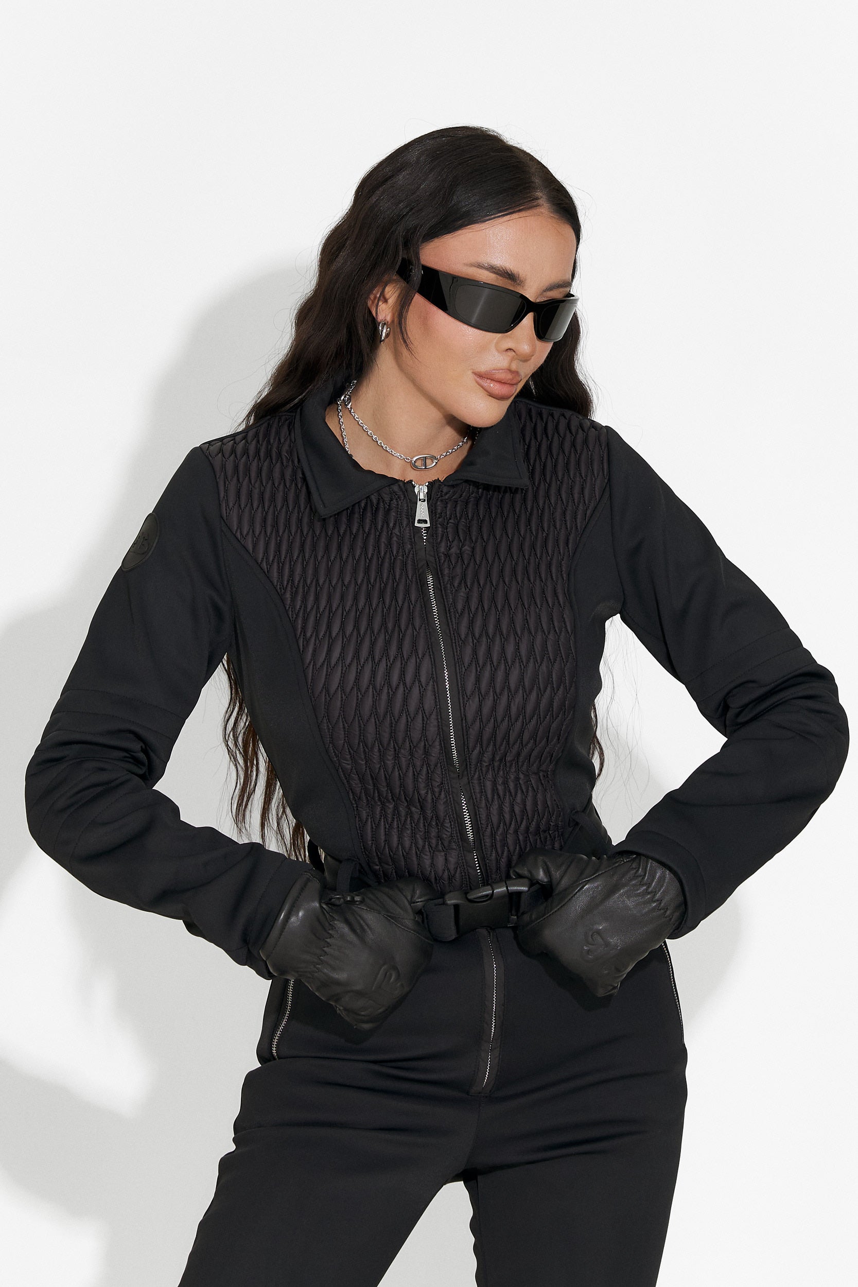 Salopeta ski casual neagra Jorena Bogas