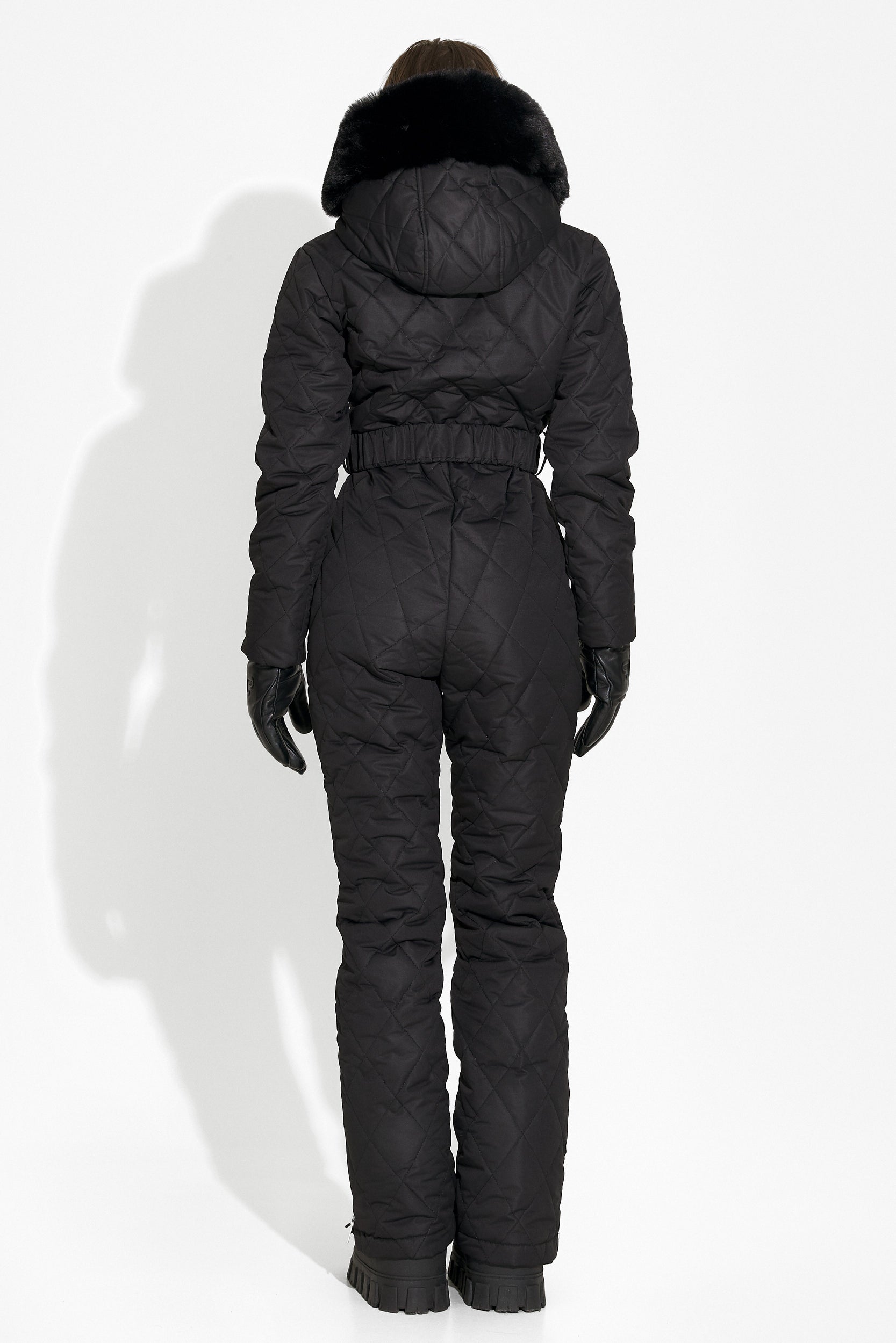 Salopeta ski casual neagra Valene Bogas