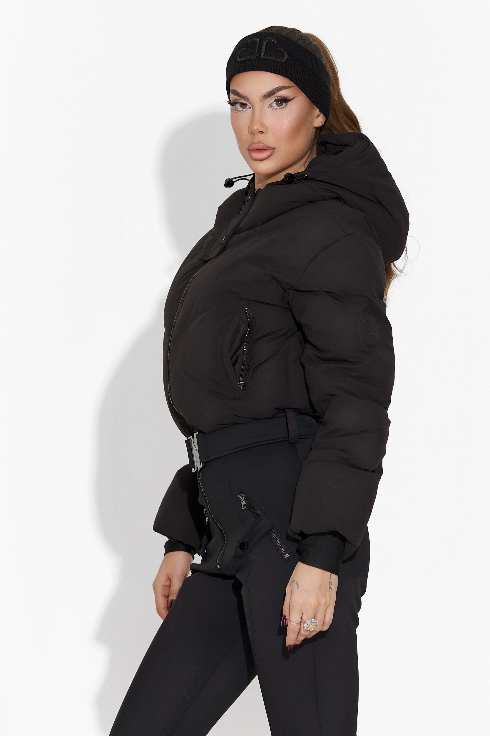 Salopeta ski dama neagra Vibranty Bogas