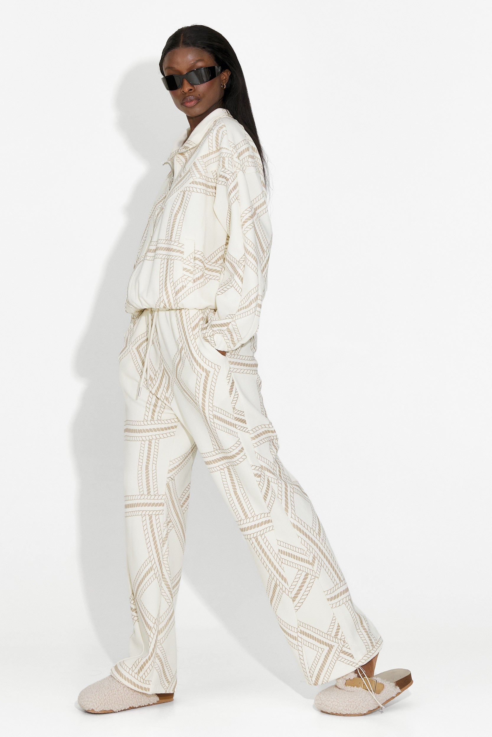 Trening dama casual bej Kristela Bogas