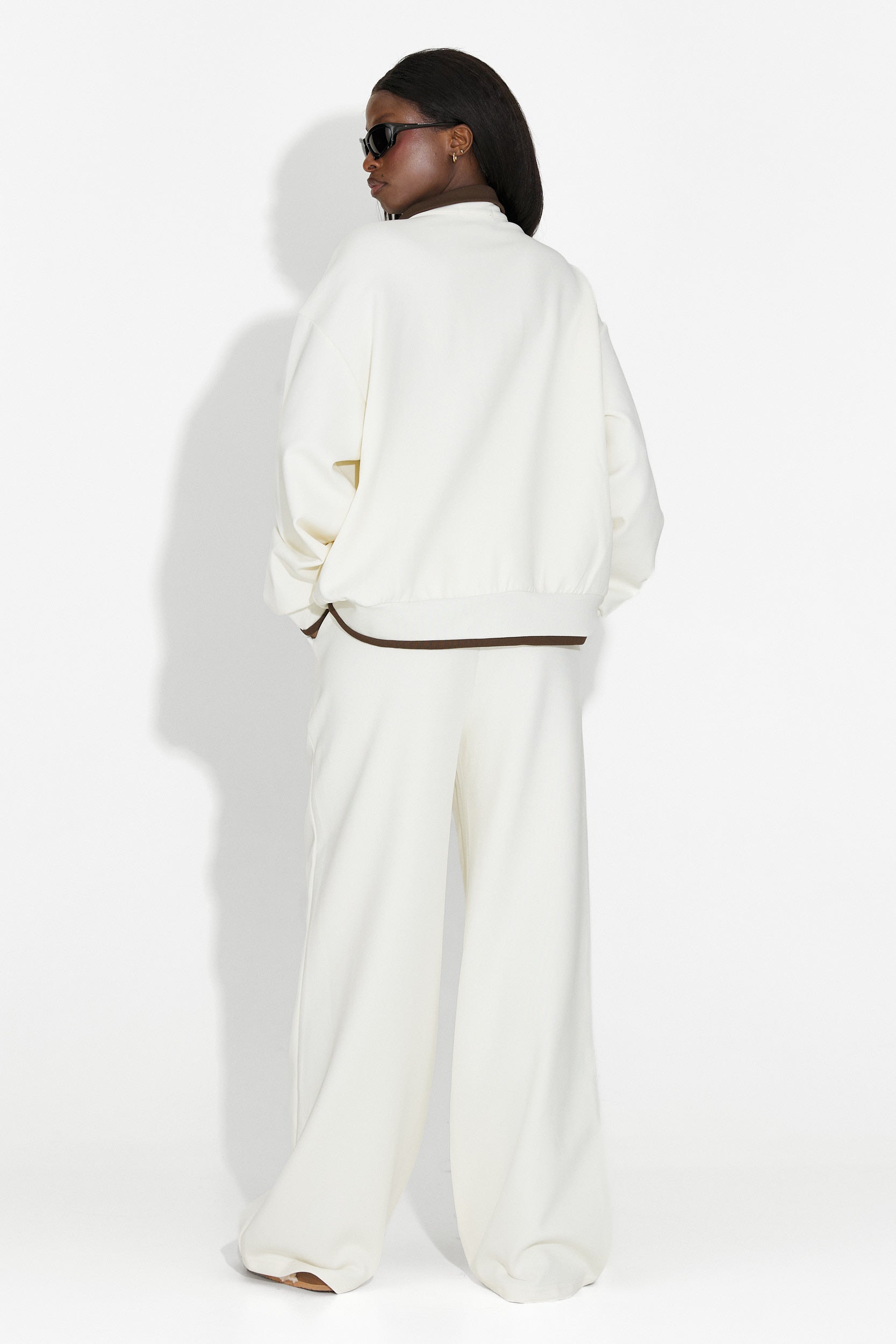 Trening dama casual bej Lysara Bogas