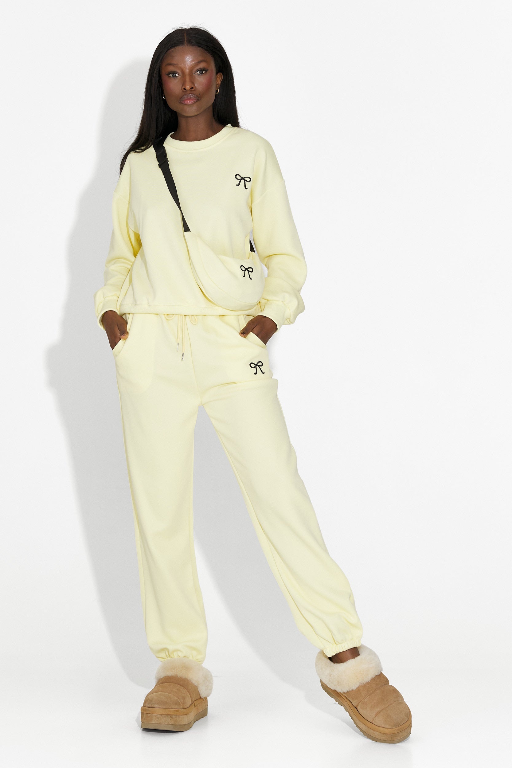 Trening dama casual galben Serelis Bogas