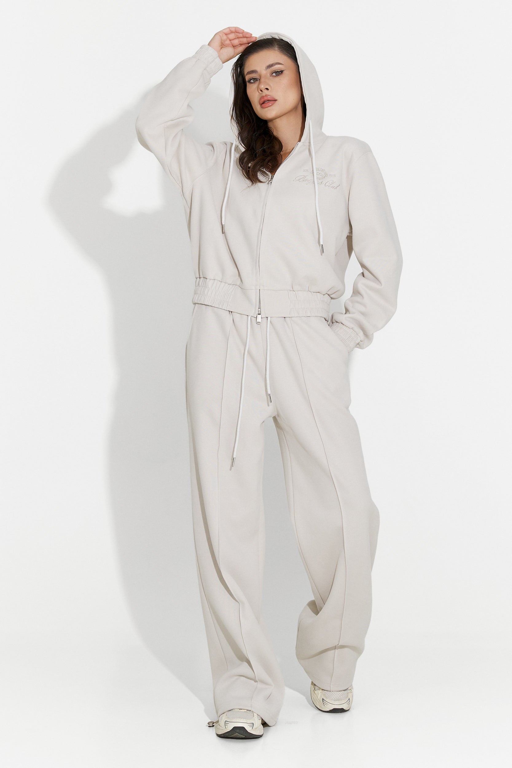 Trening dama casual grej Lorisea Bogas