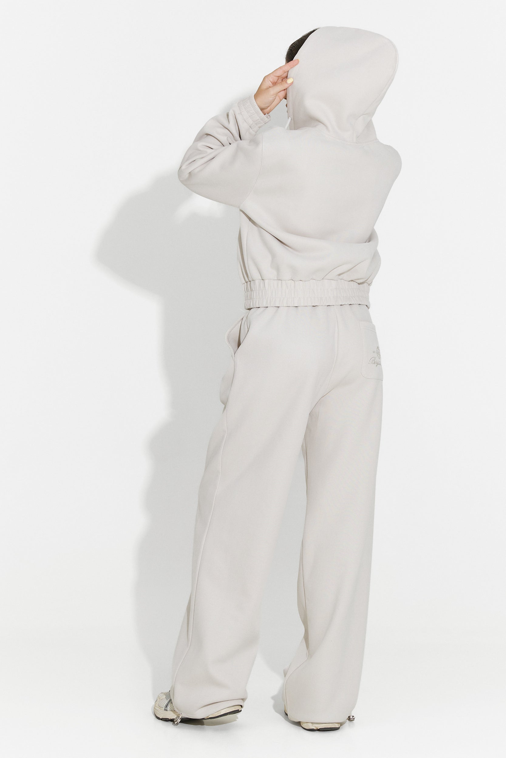 Trening dama casual grej Lorisea Bogas