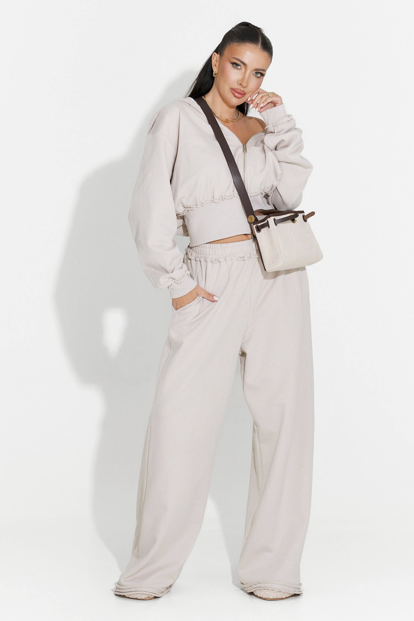 Trening dama casual grej Seloria Bogas