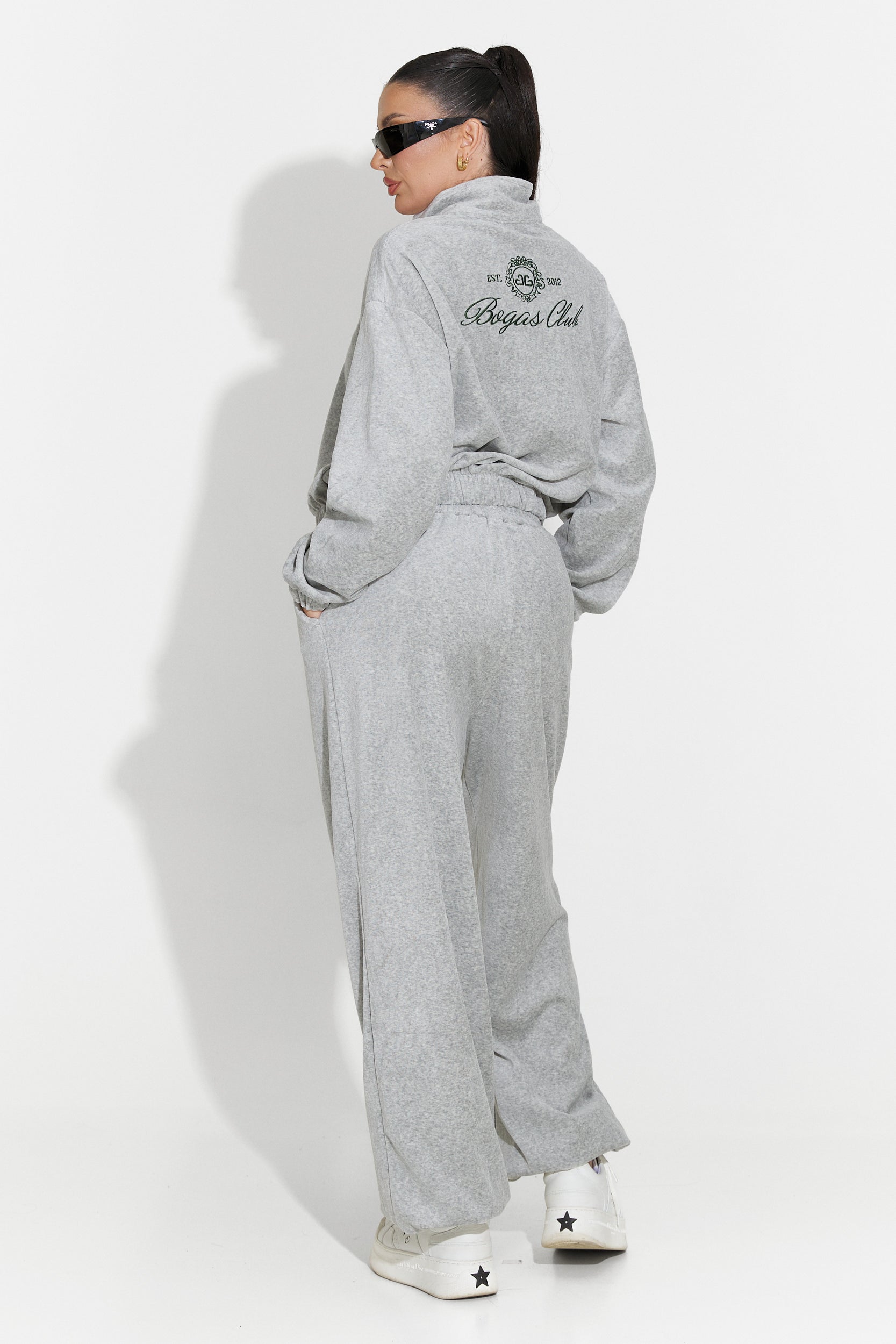 Trening dama casual gri Eidena Bogas