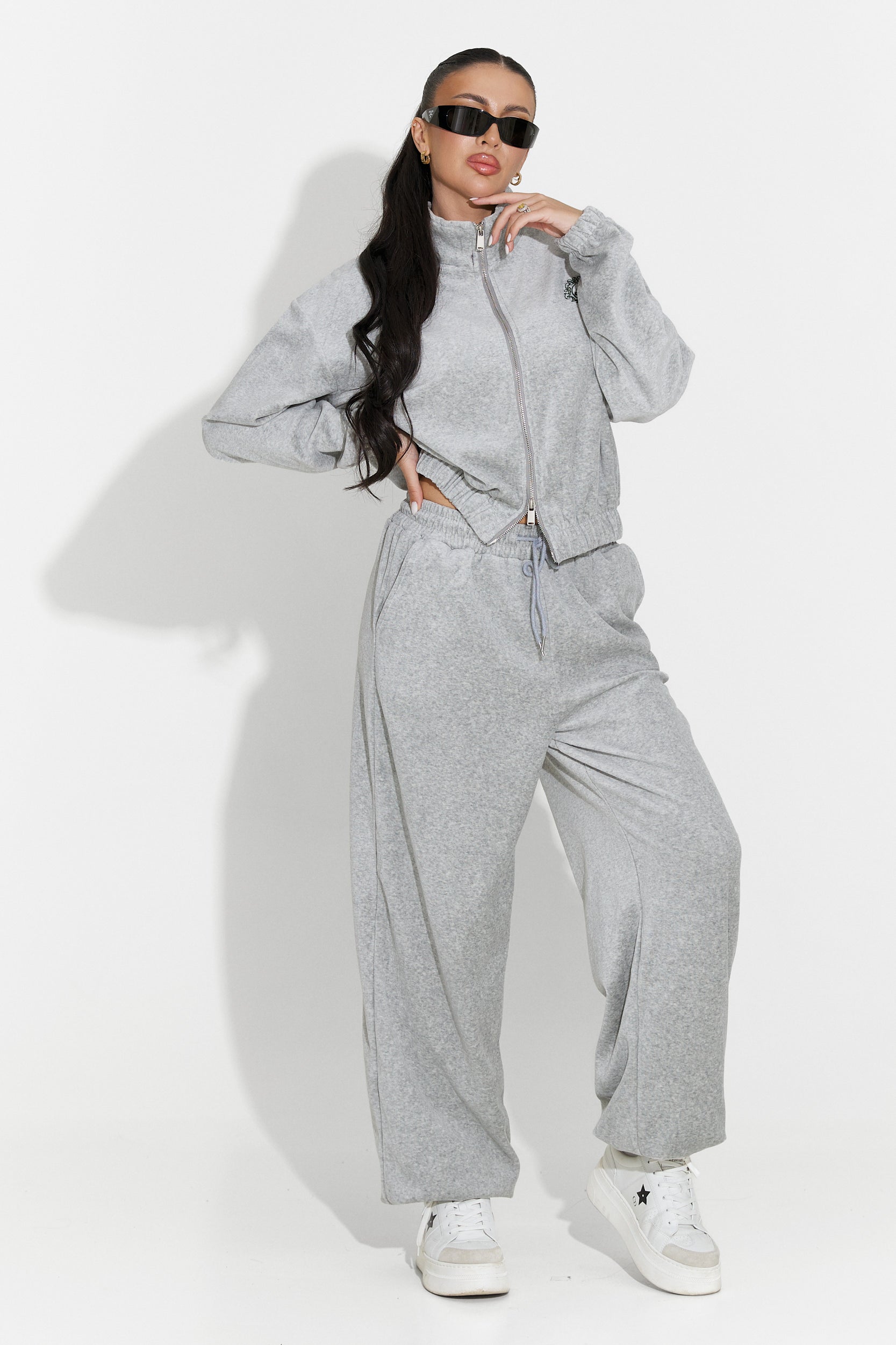 Trening dama casual gri Eidena Bogas