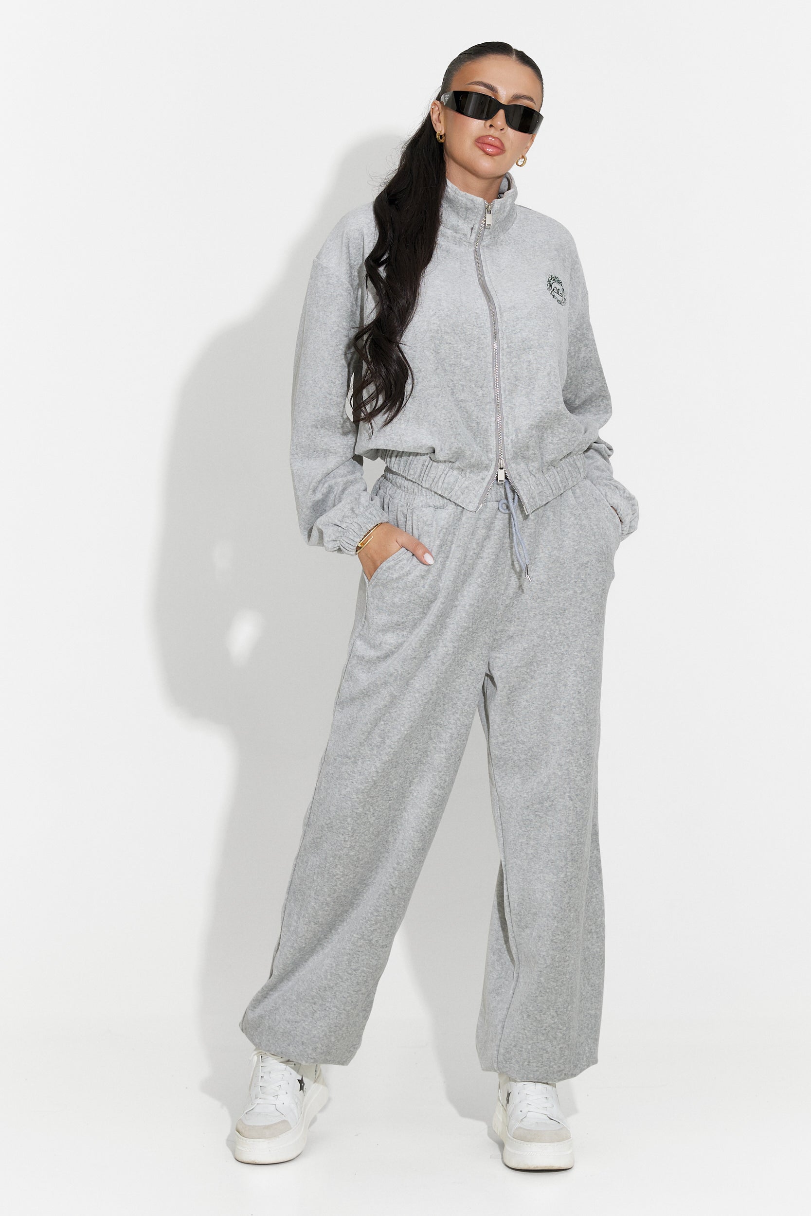 Trening dama casual gri Eidena Bogas