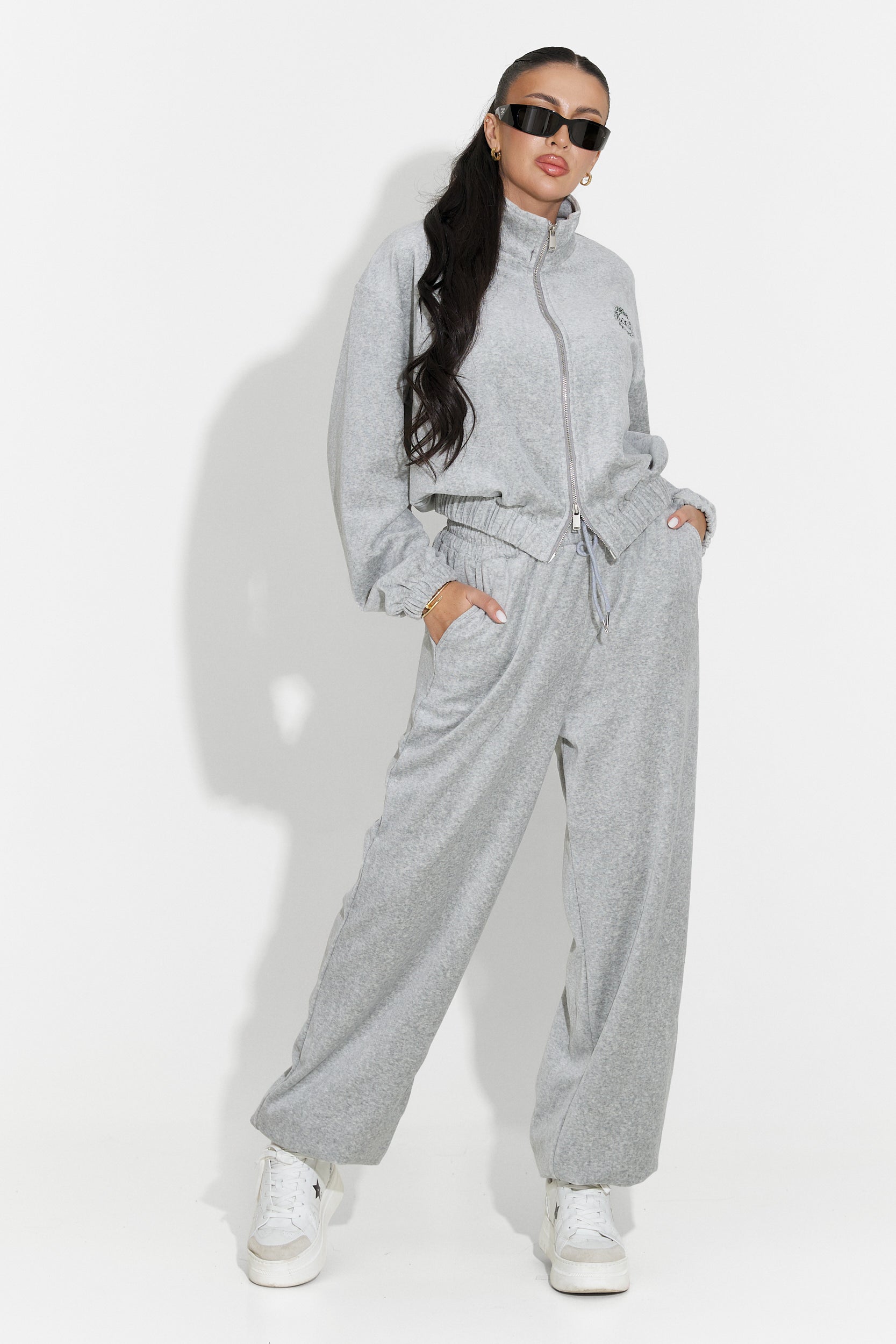 Trening dama casual gri Eidena Bogas