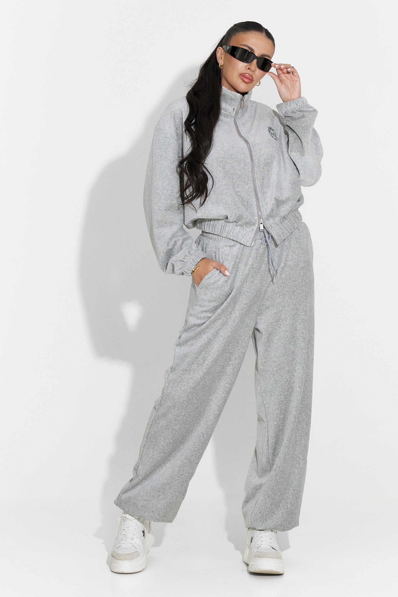 Trening dama casual gri Eidena Bogas