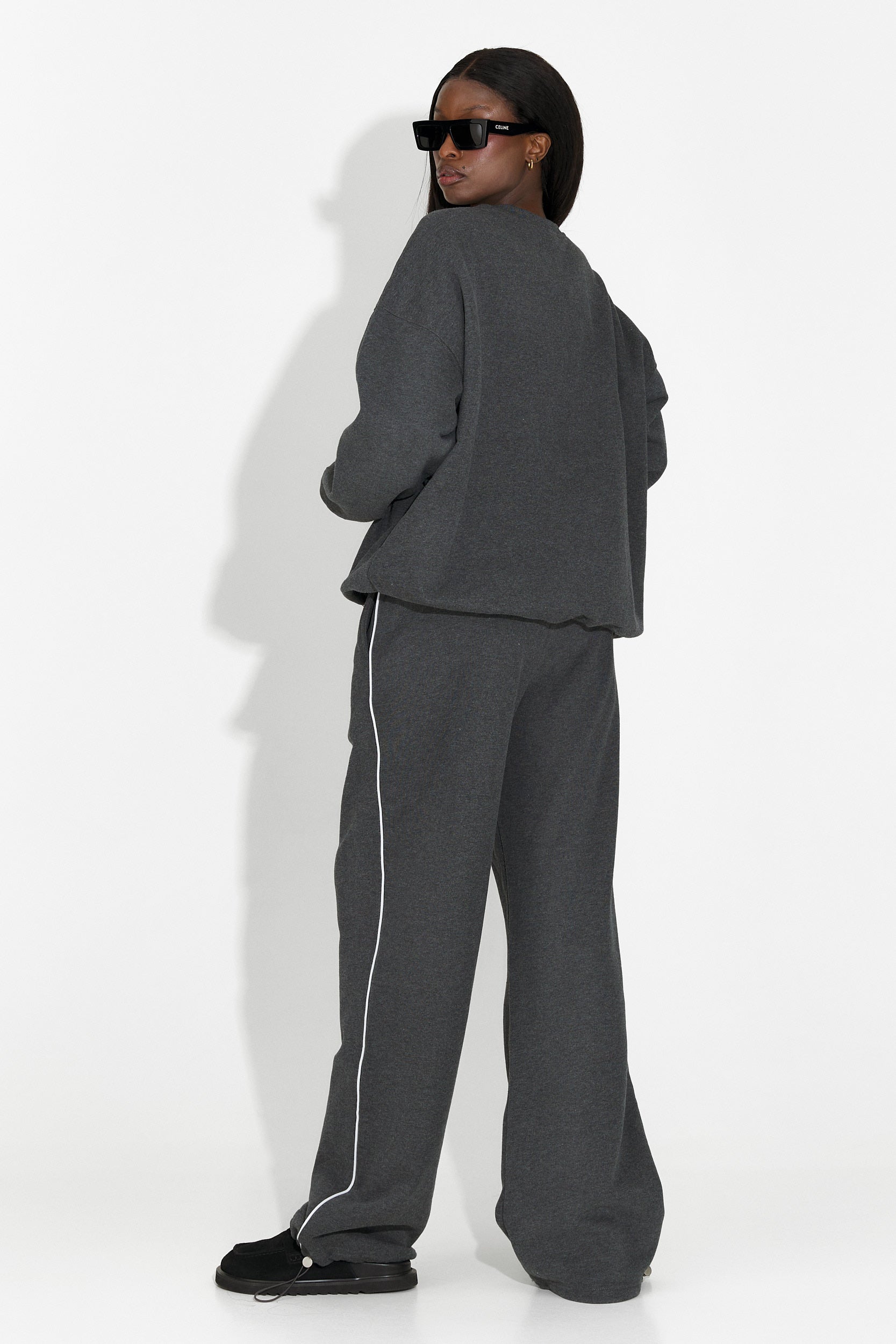 Trening dama casual gri inchis Pavora Bogas