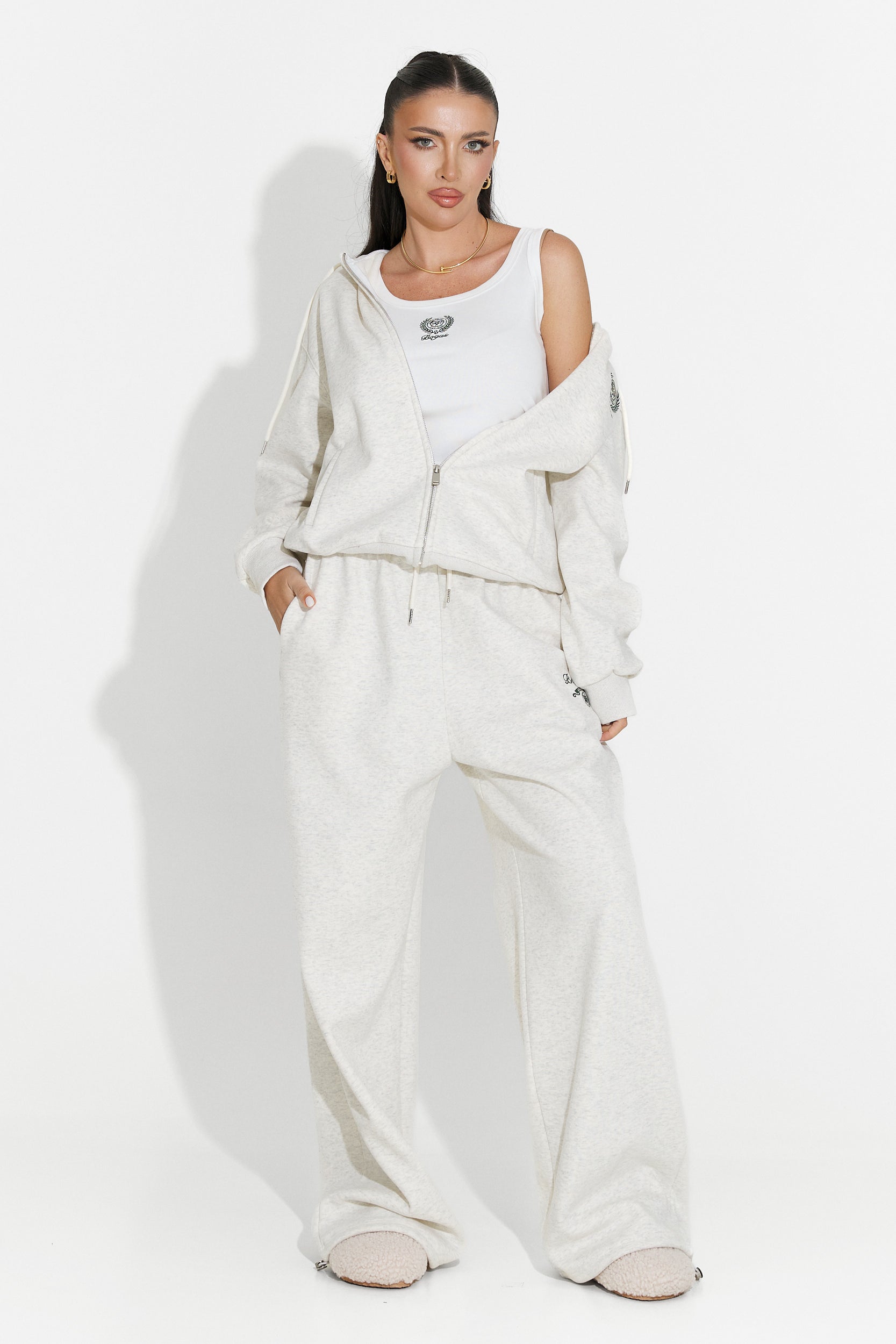 Trening dama casual gri Kalira Bogas