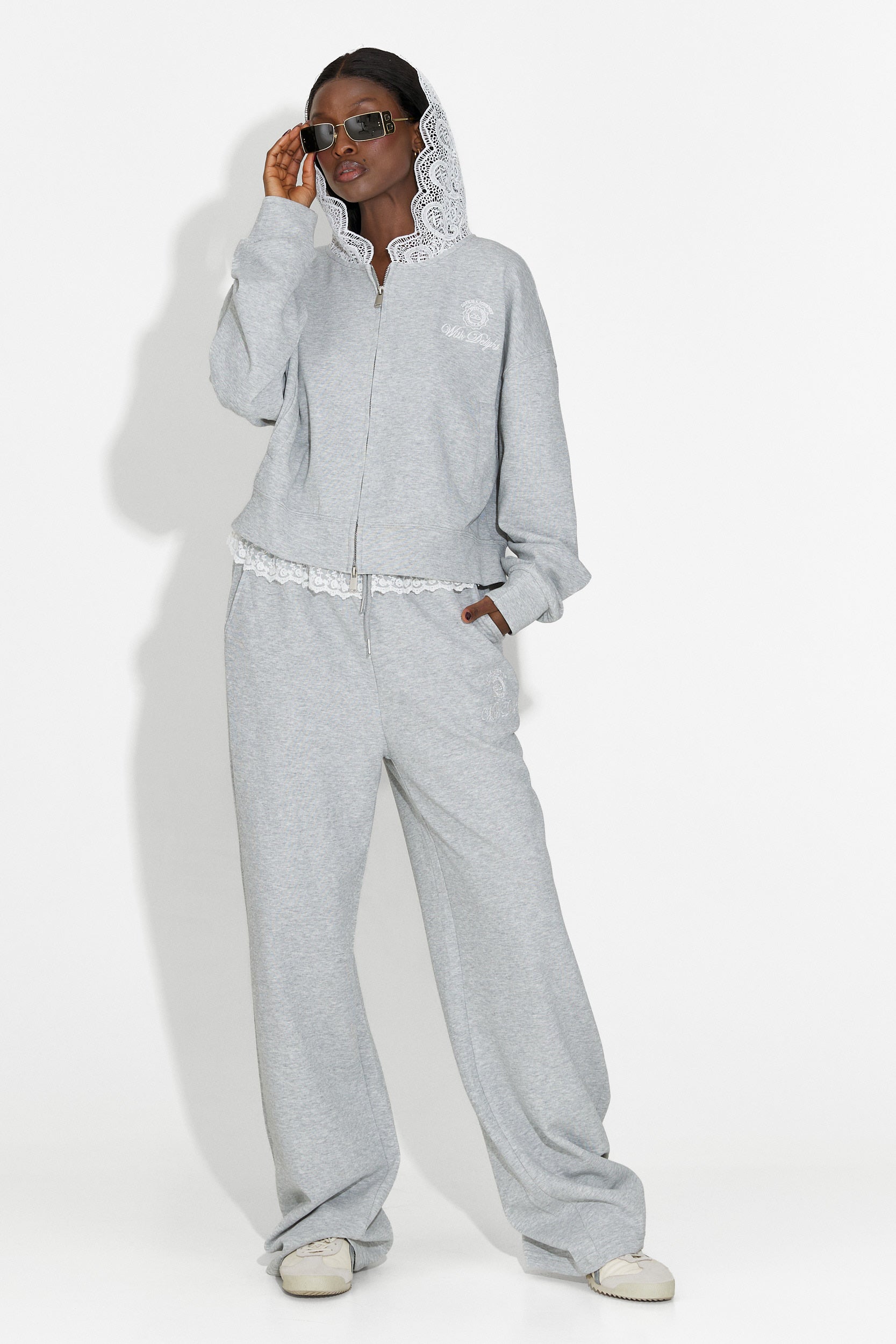 Trening dama casual gri Kiva Bogas