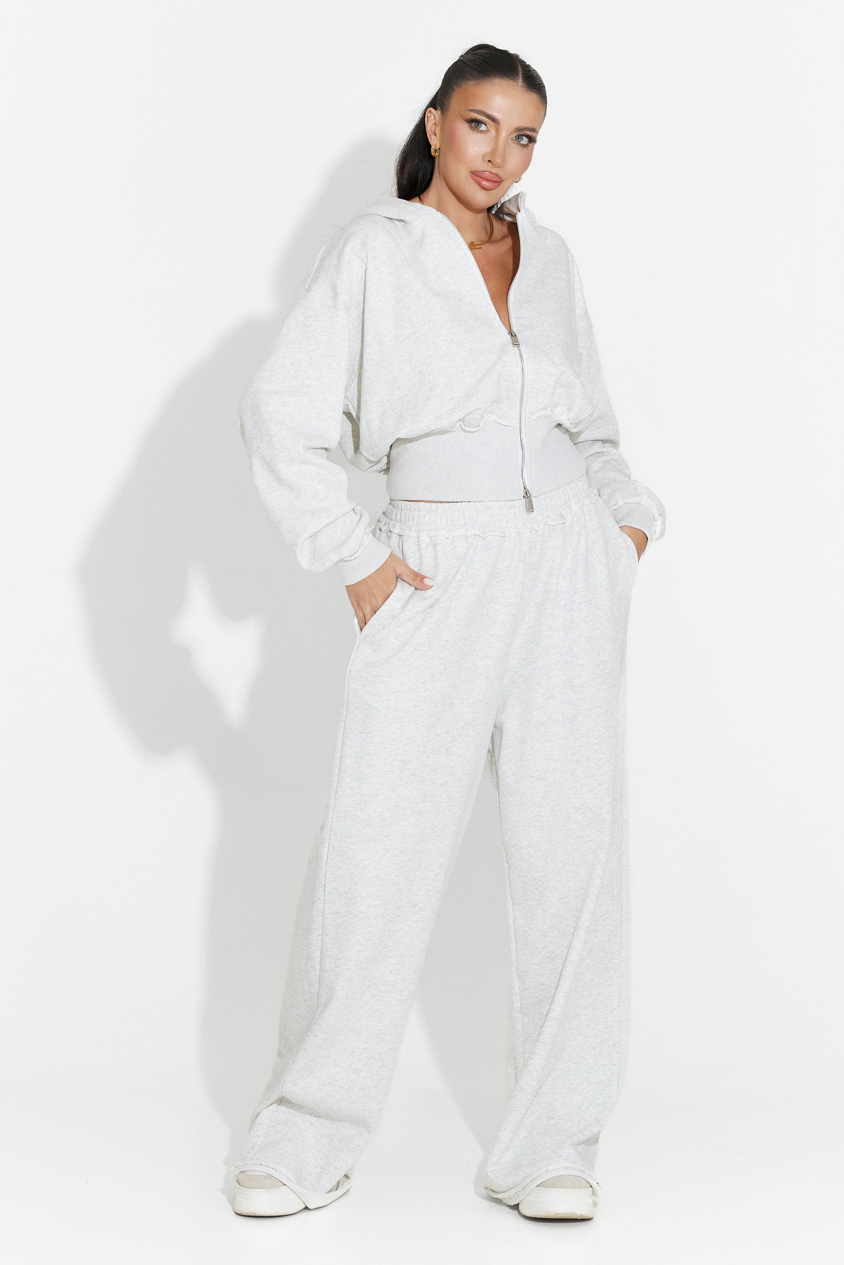 Trening dama casual gri Seloria Bogas