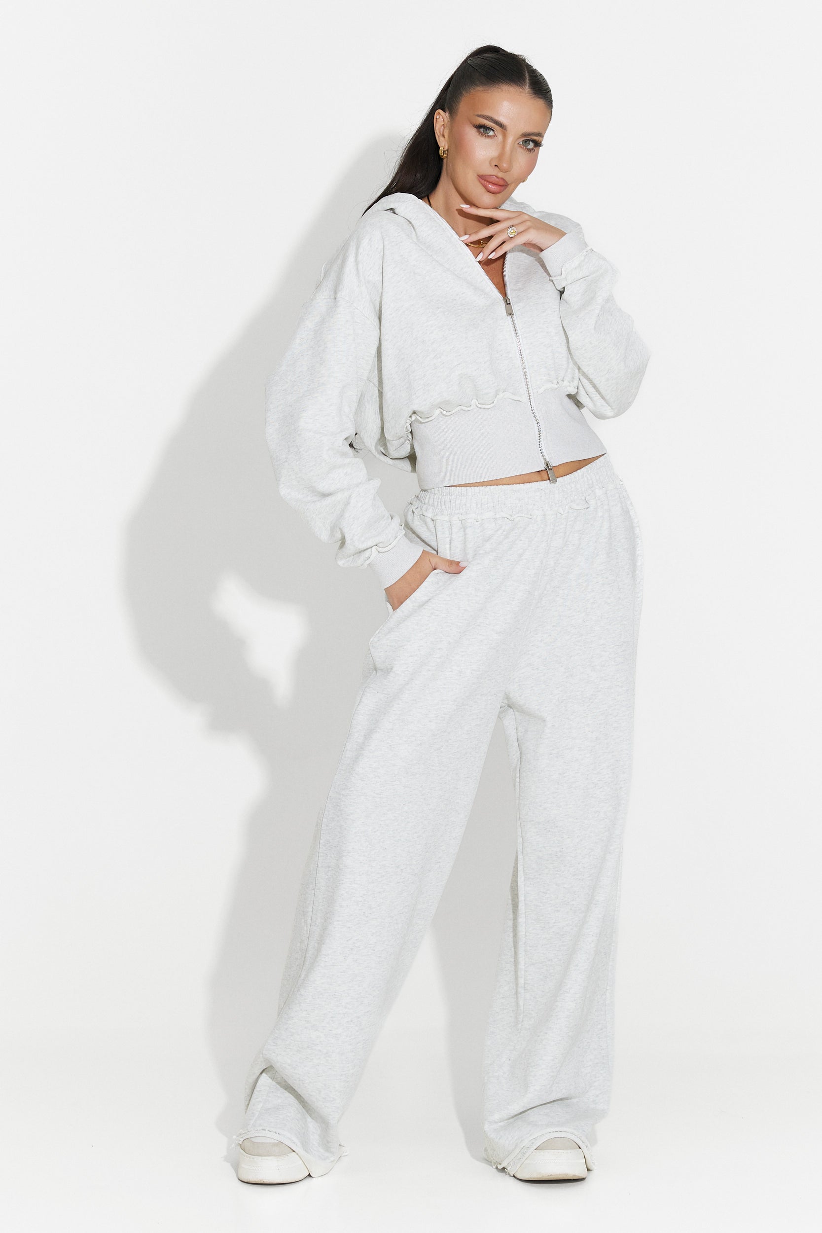 Trening dama casual gri Seloria Bogas