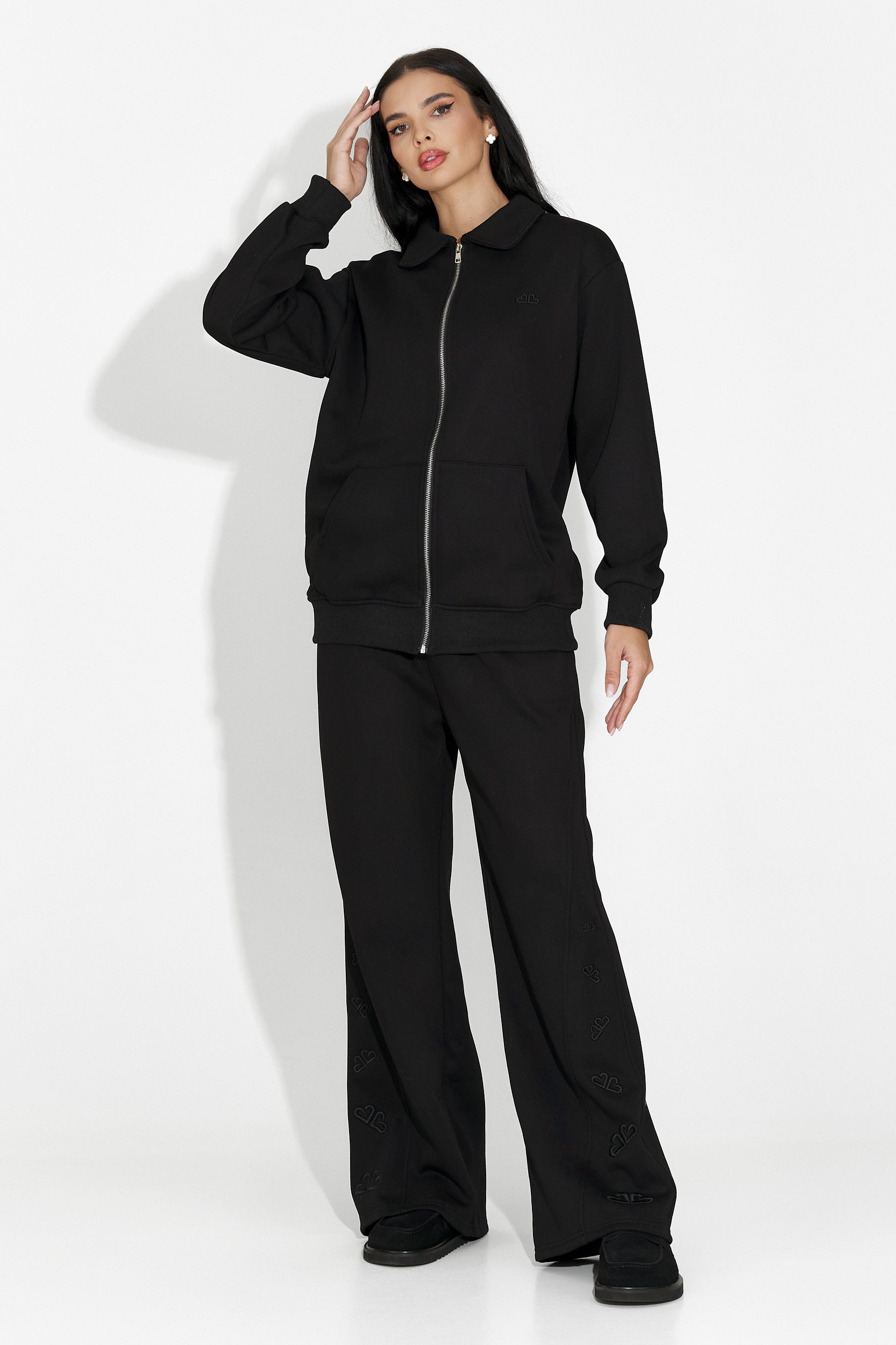 Trening dama casual negru Brynora Bogas