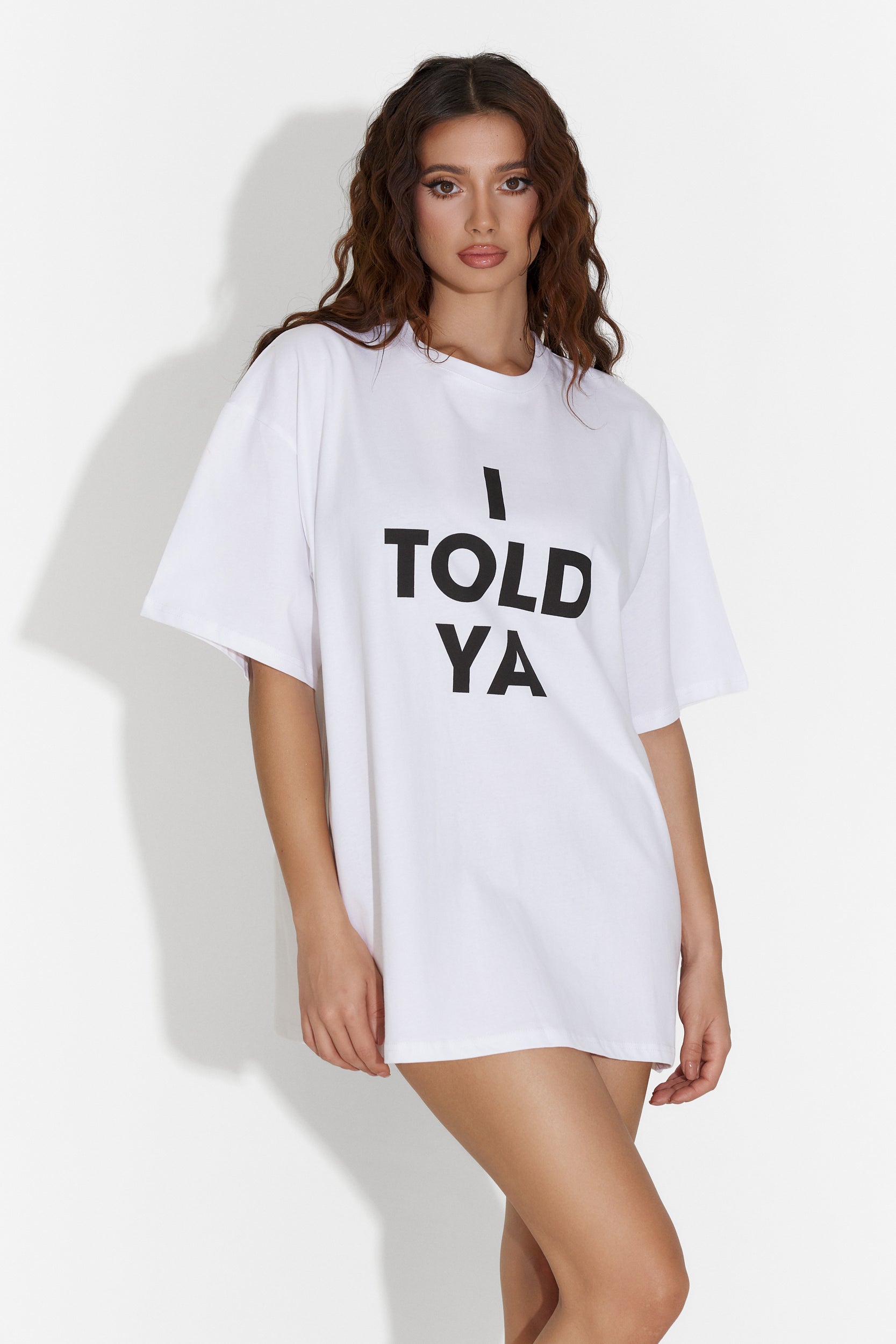 Tricou dama casual alb Metorica Bogas