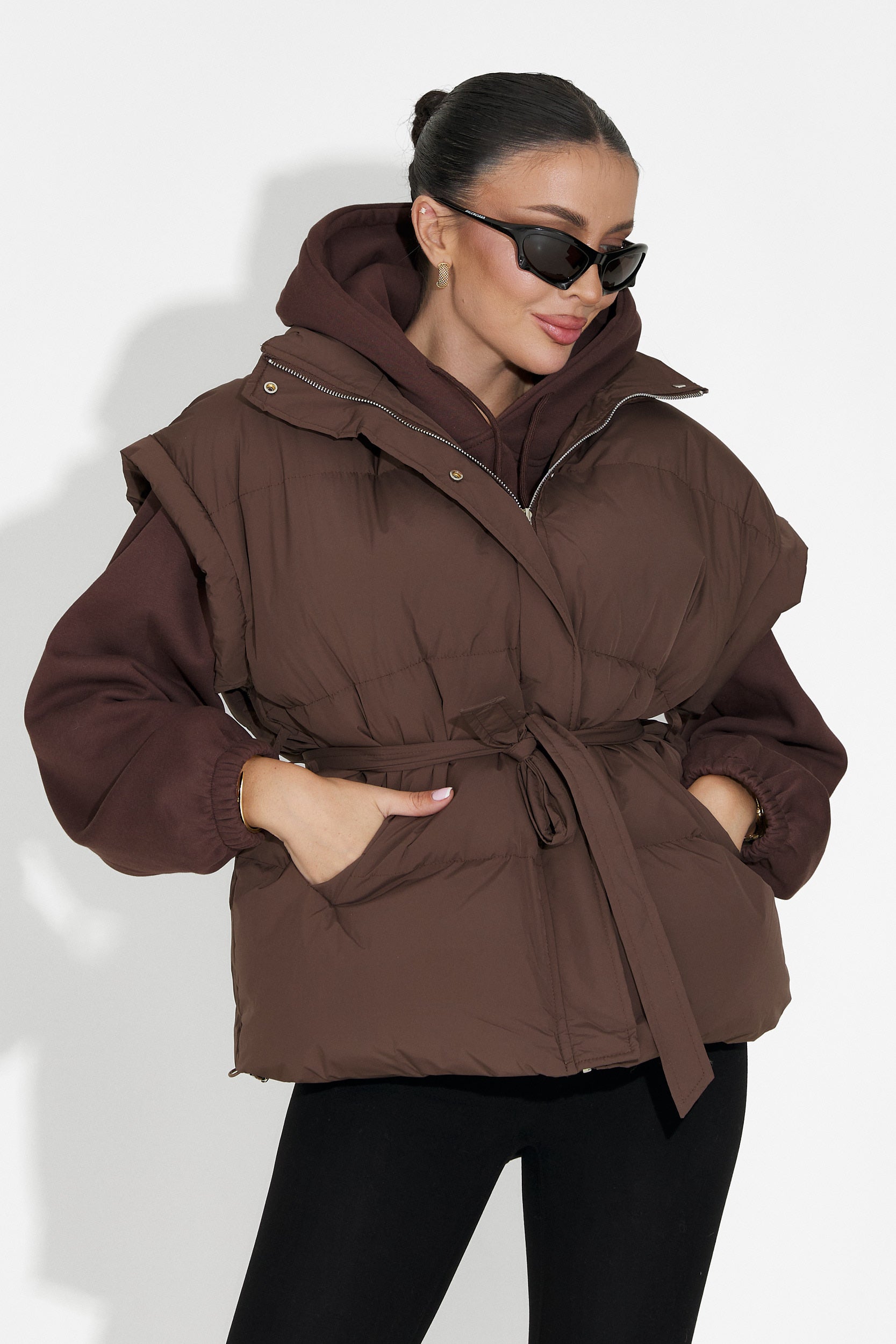 Vesta dama casual maro Denoria Bogas