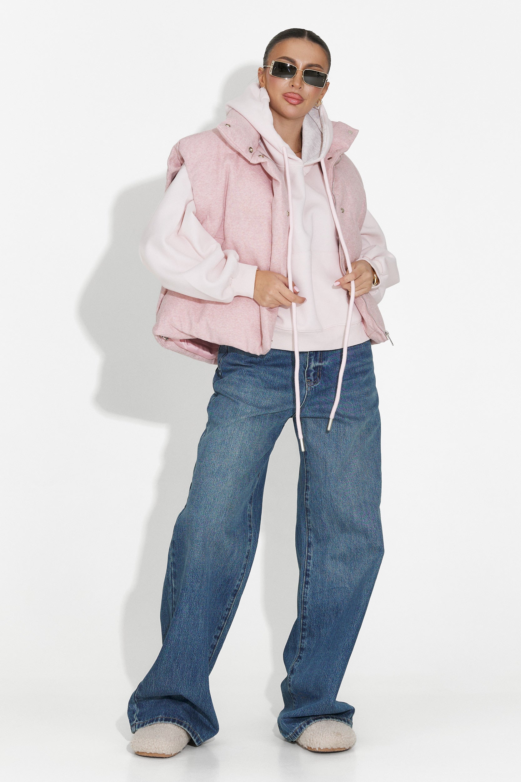 Vesta dama casual roz Cendira Bogas