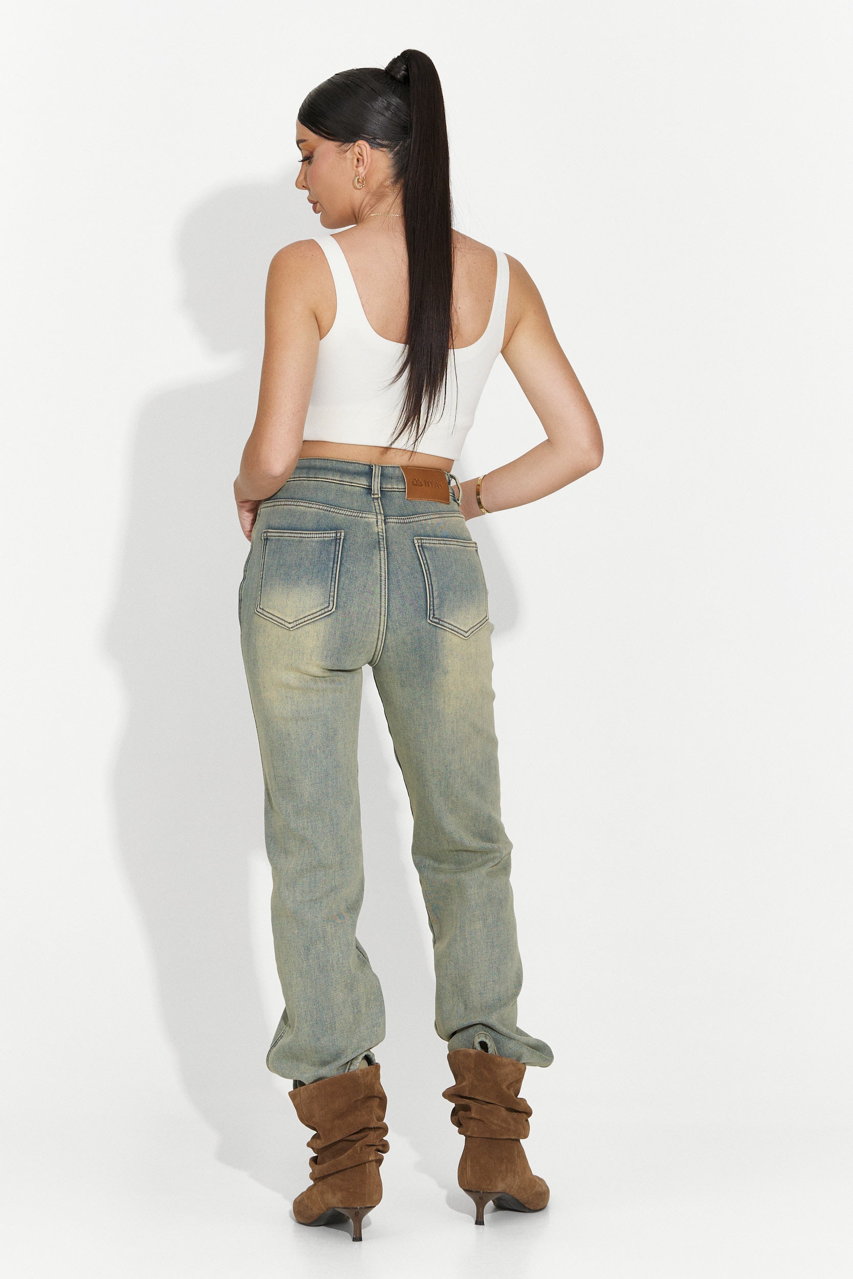 Blugi dama casual albastri Brisia Bogas