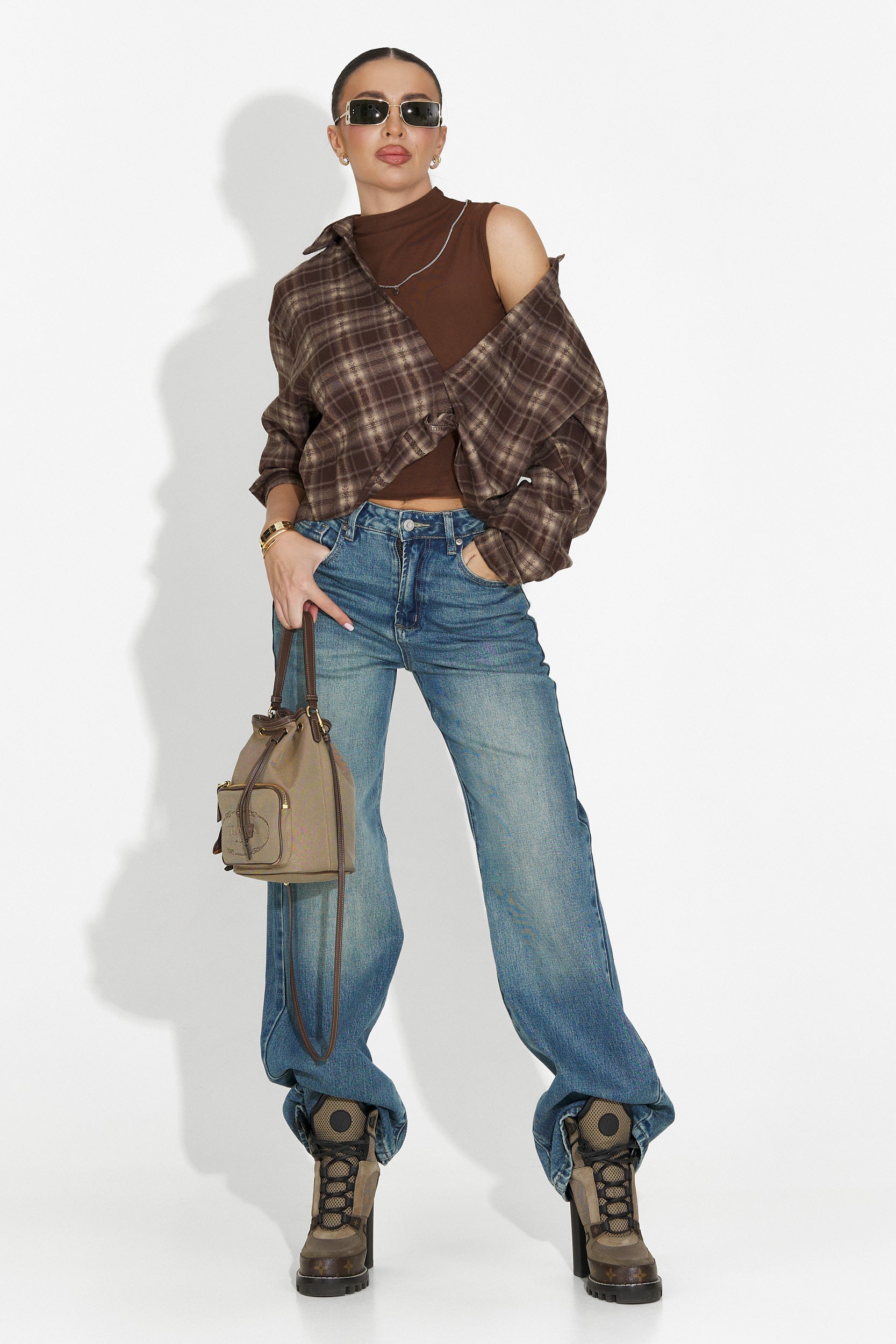 Blugi dama casual albastri Veyra Bogas