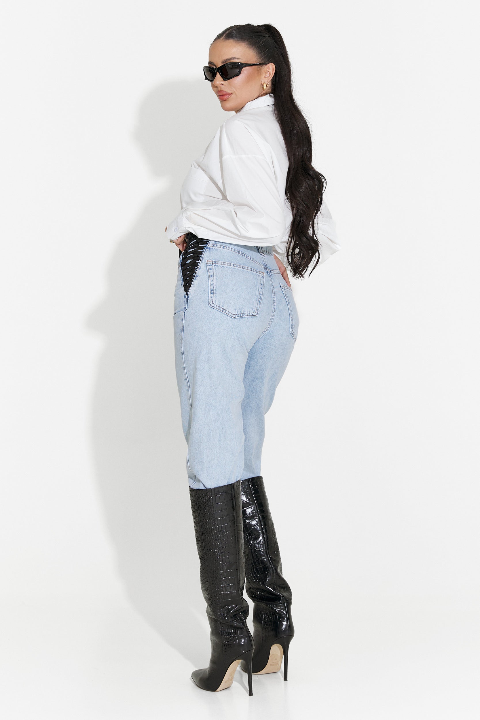 Blugi dama casual bleu Bodysa Bogas