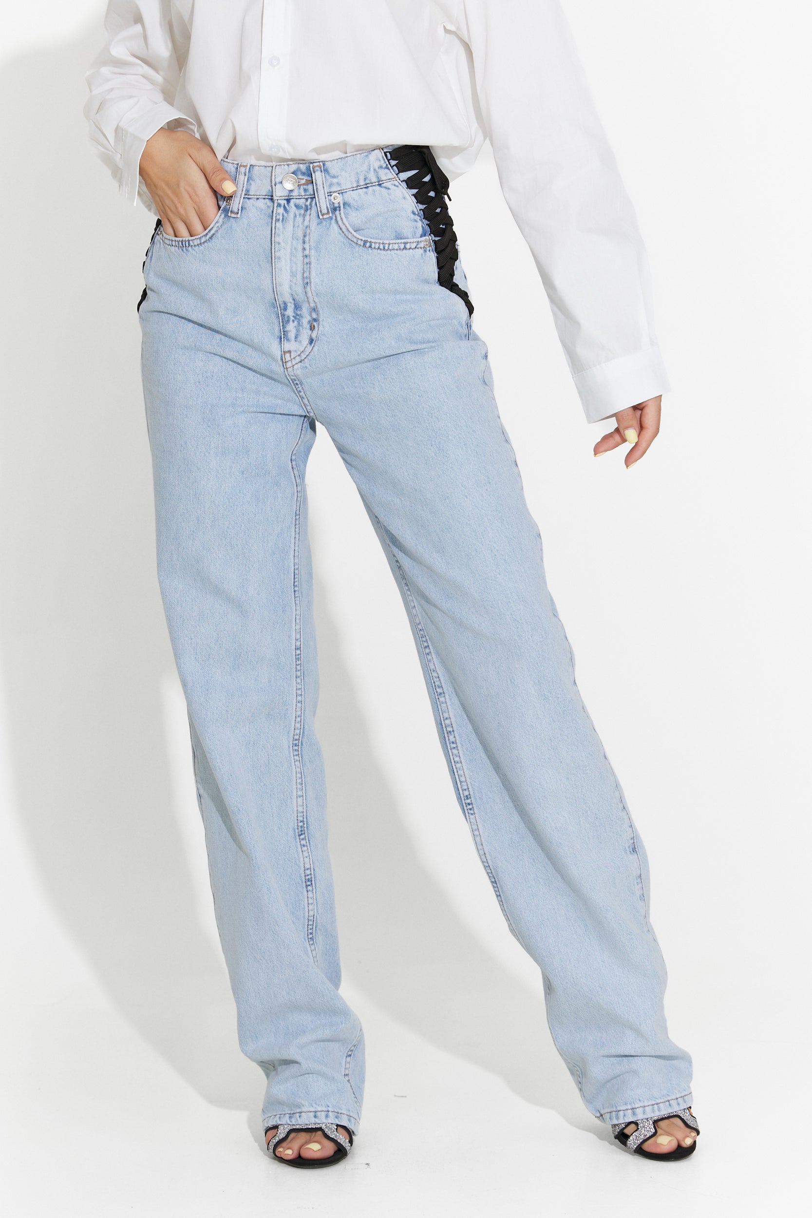 Blugi dama casual bleu Bodysa Bogas