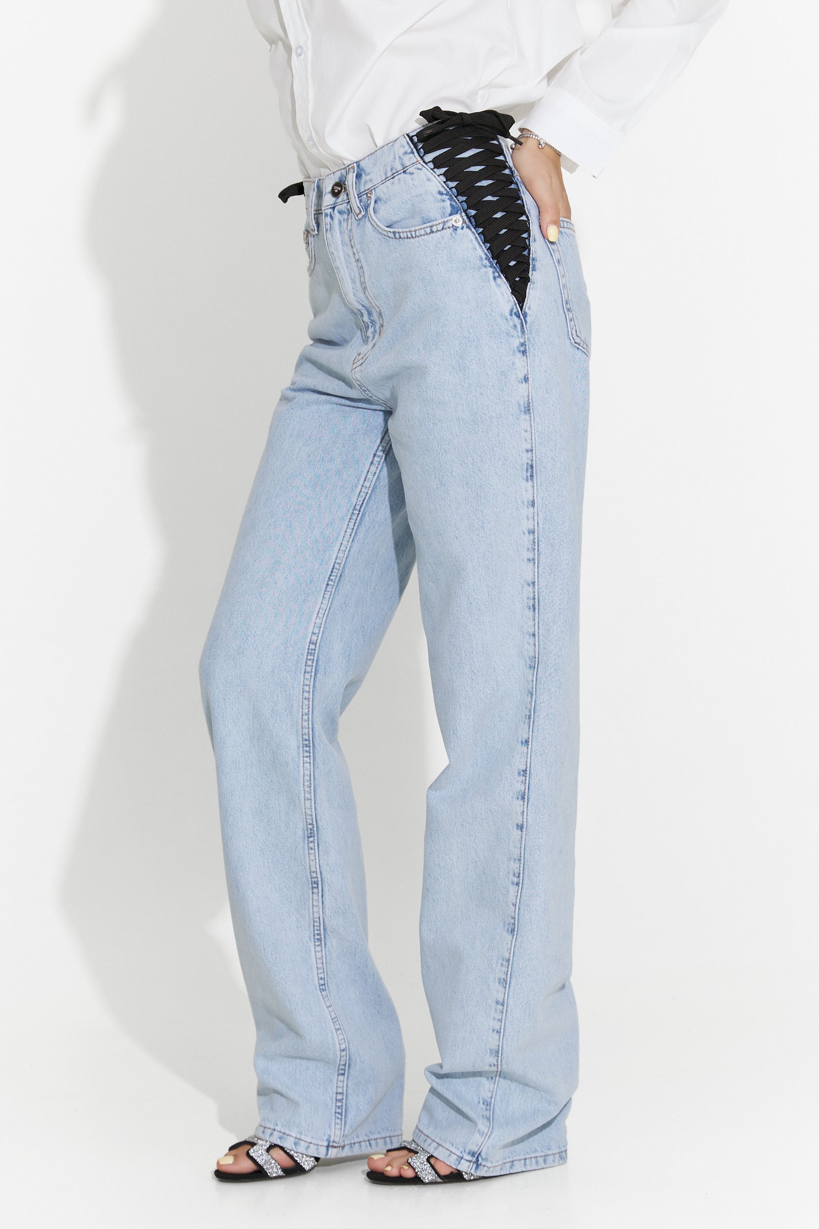 Blugi dama casual bleu Bodysa Bogas