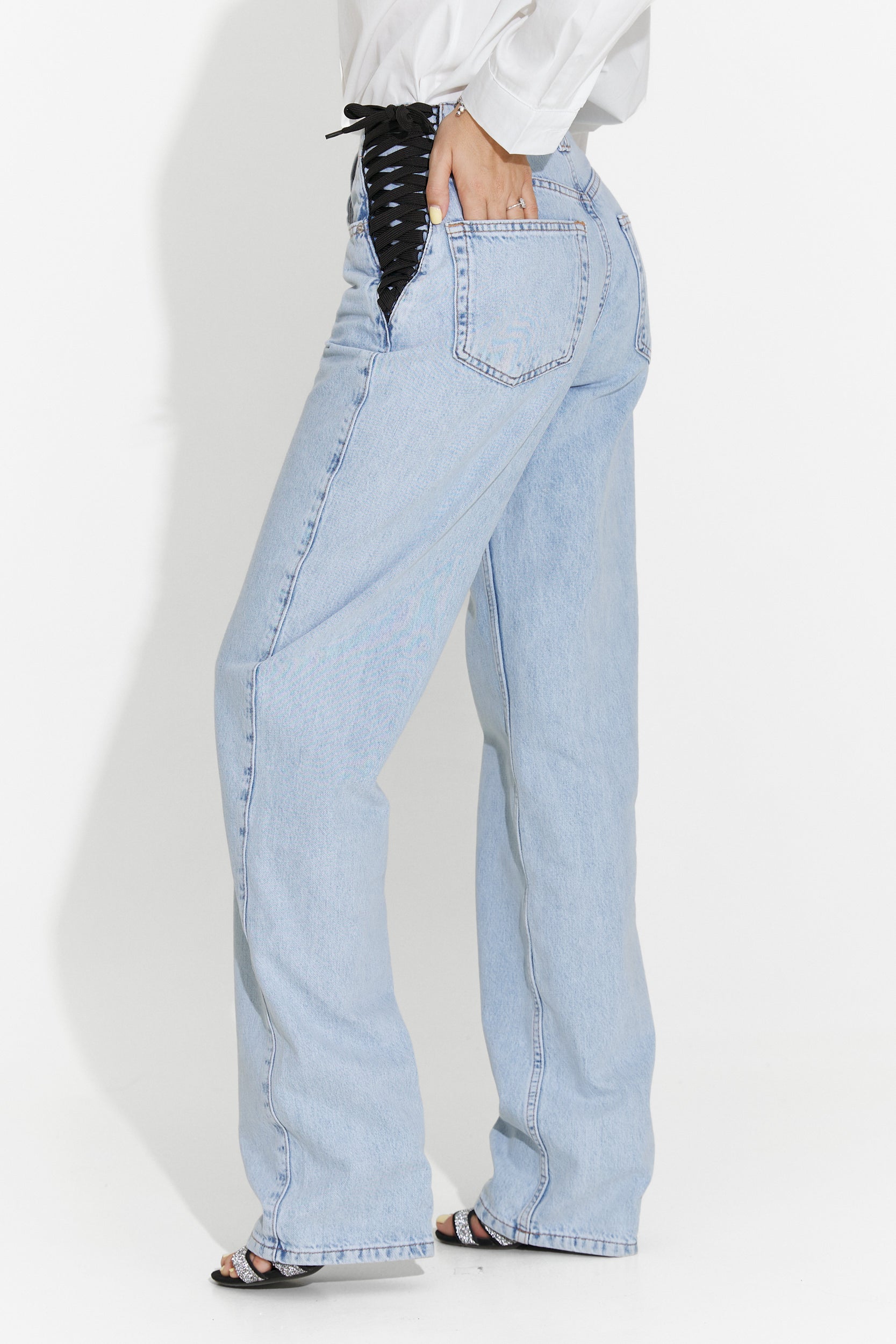 Blugi dama casual bleu Bodysa Bogas