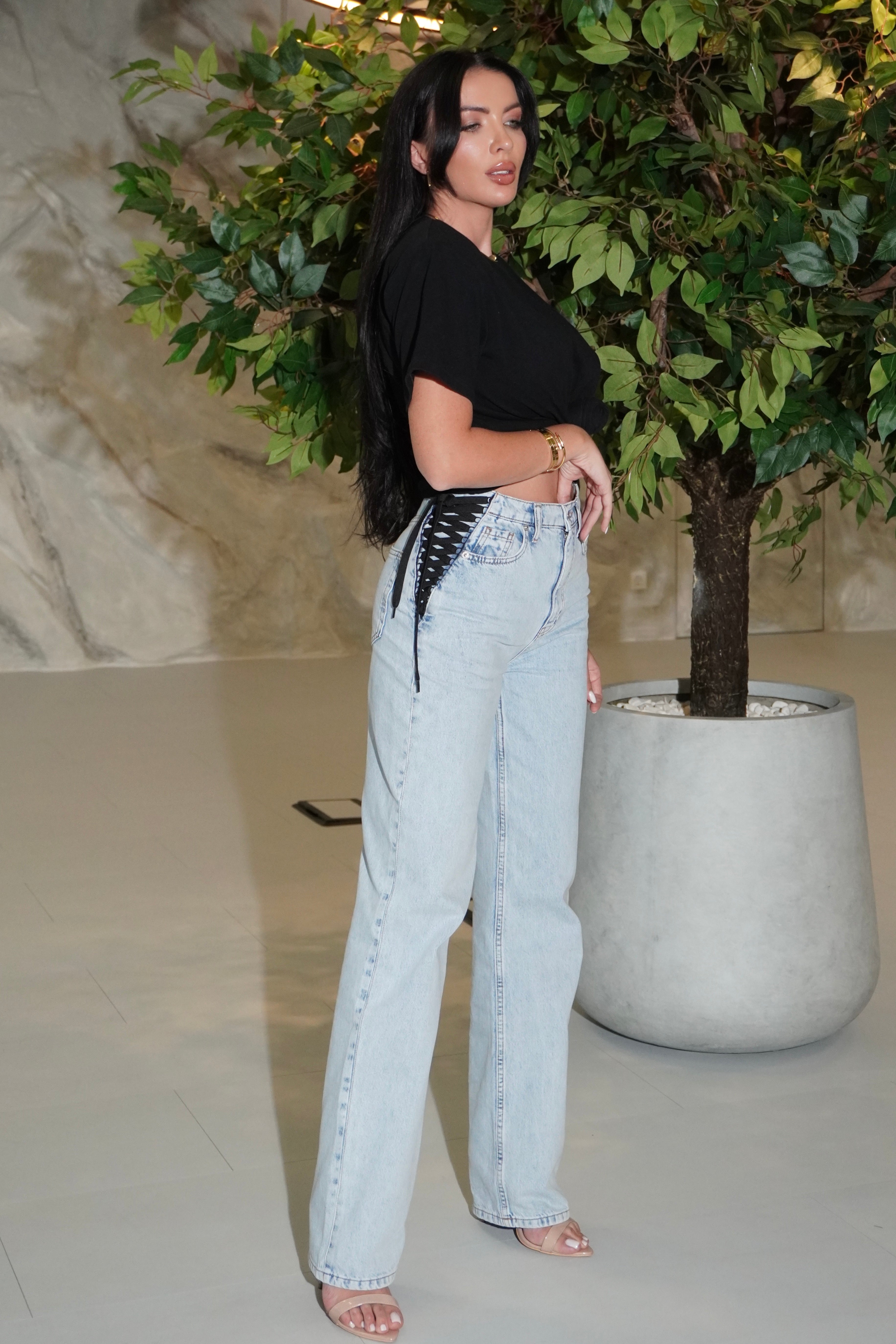 Blugi dama casual bleu Bodysa Bogas