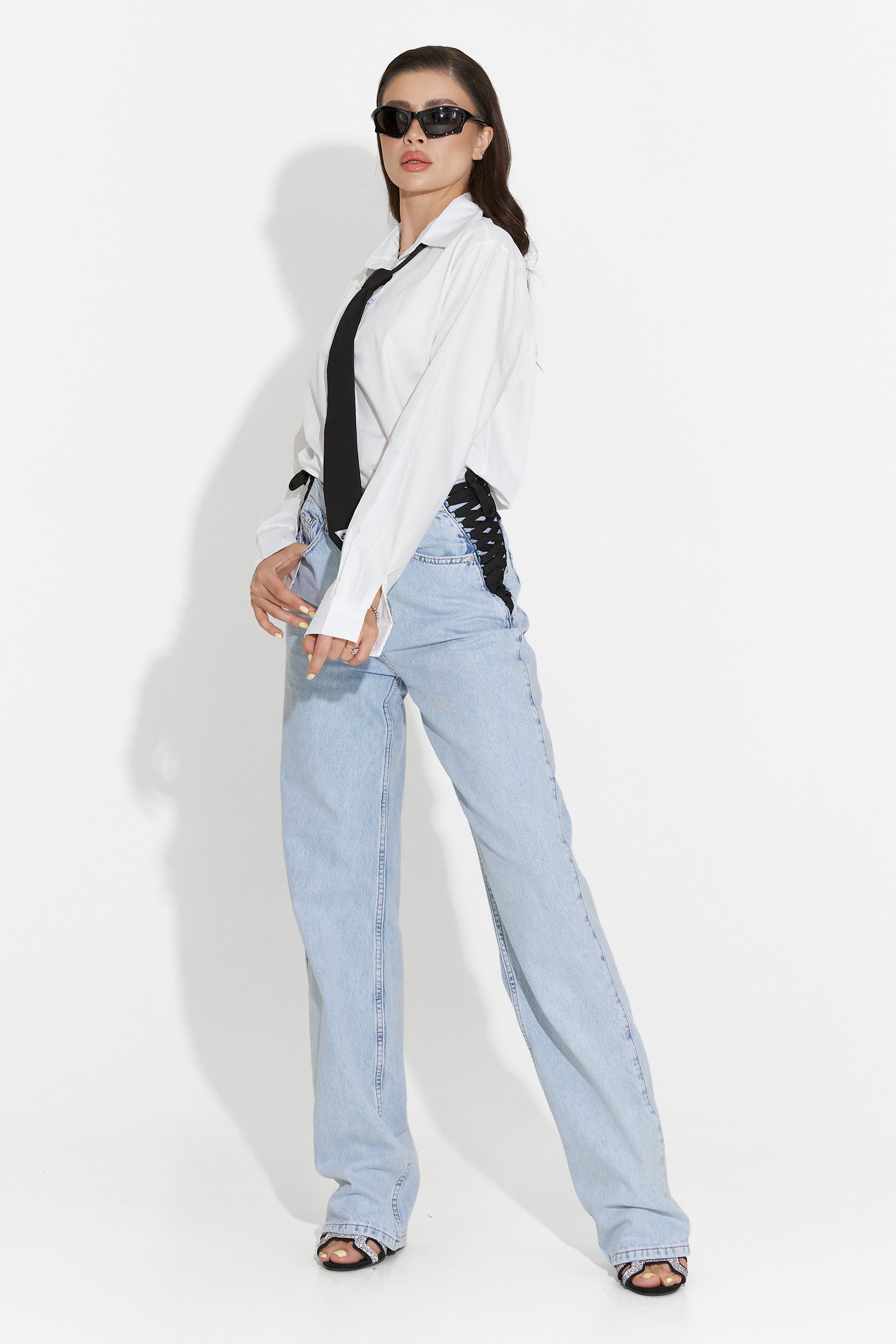 Blugi dama casual bleu Bodysa Bogas