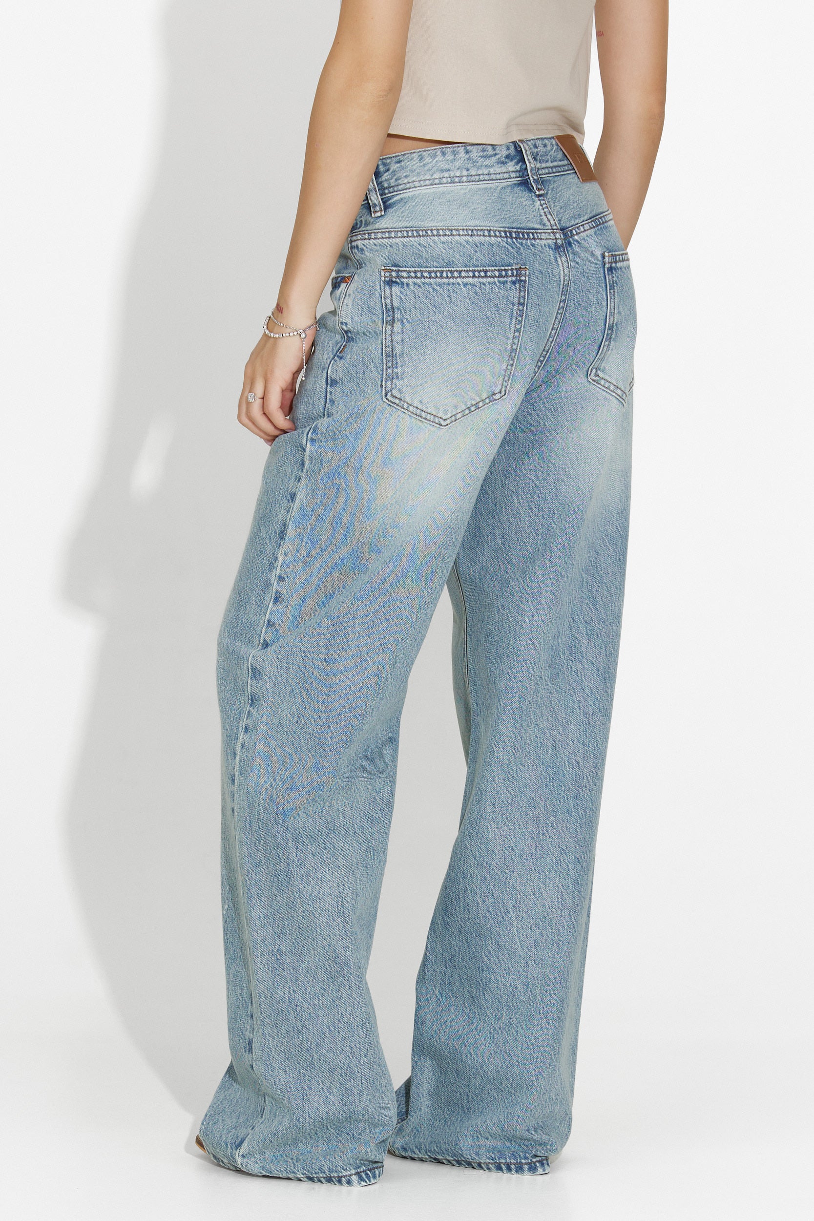 Blugi dama casual bleu Luma Bogas