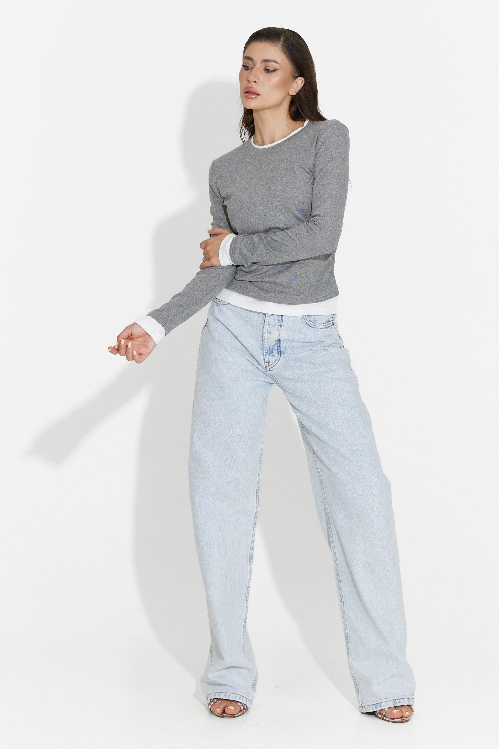 Bluza dama casual gri Kayas Bogas