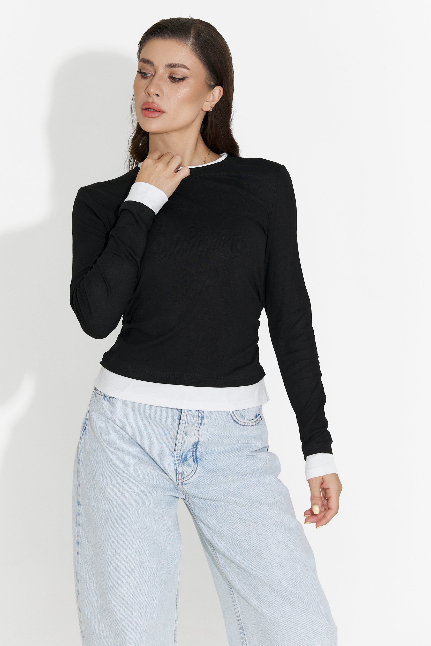 Bluza dama casual neagra Kayas Bogas