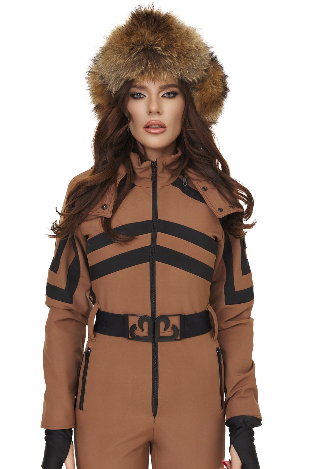 Caciula dama eleganta maro Mekely Bogas