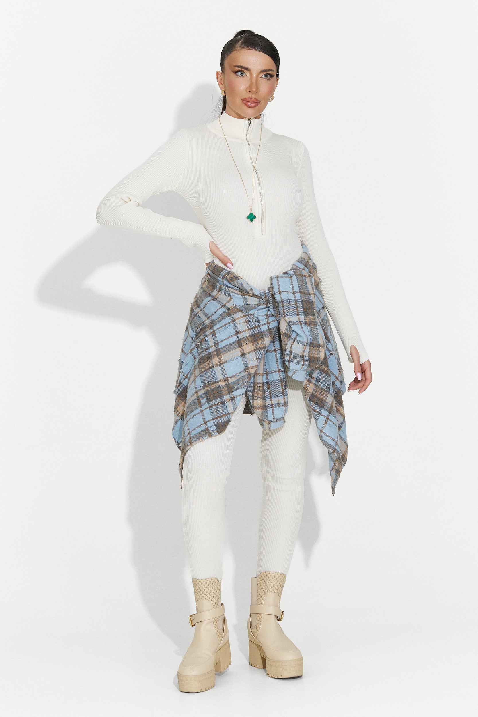 Camasa dama casual bleu Jasara Bogas