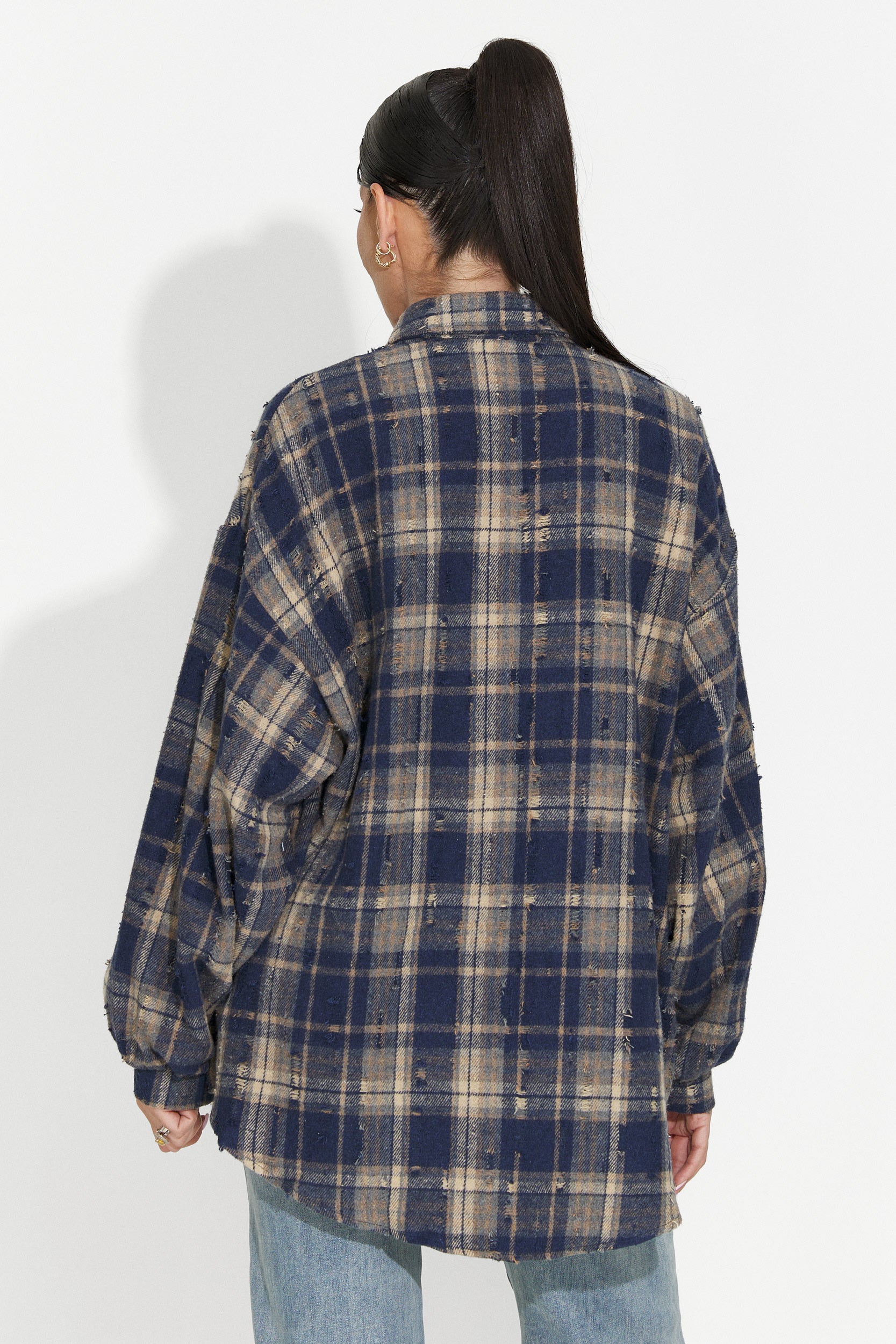 Camasa dama casual bleumarin Jasara Bogas