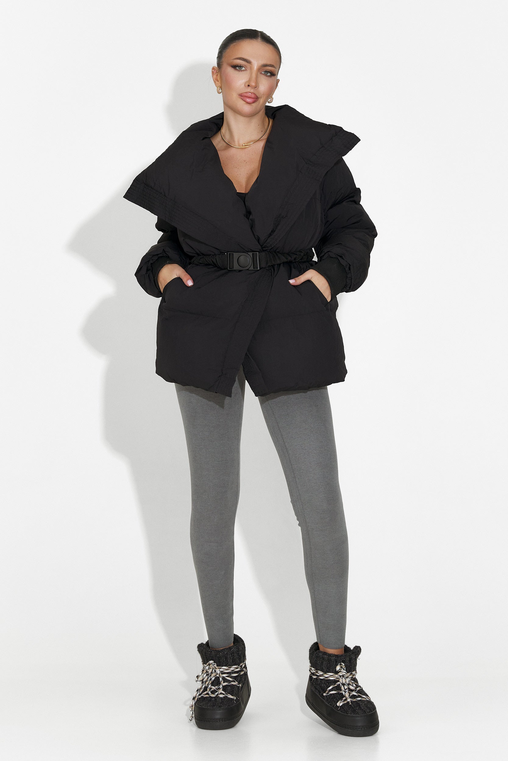 Colanti Warm compresivi gri Michelina Bogas