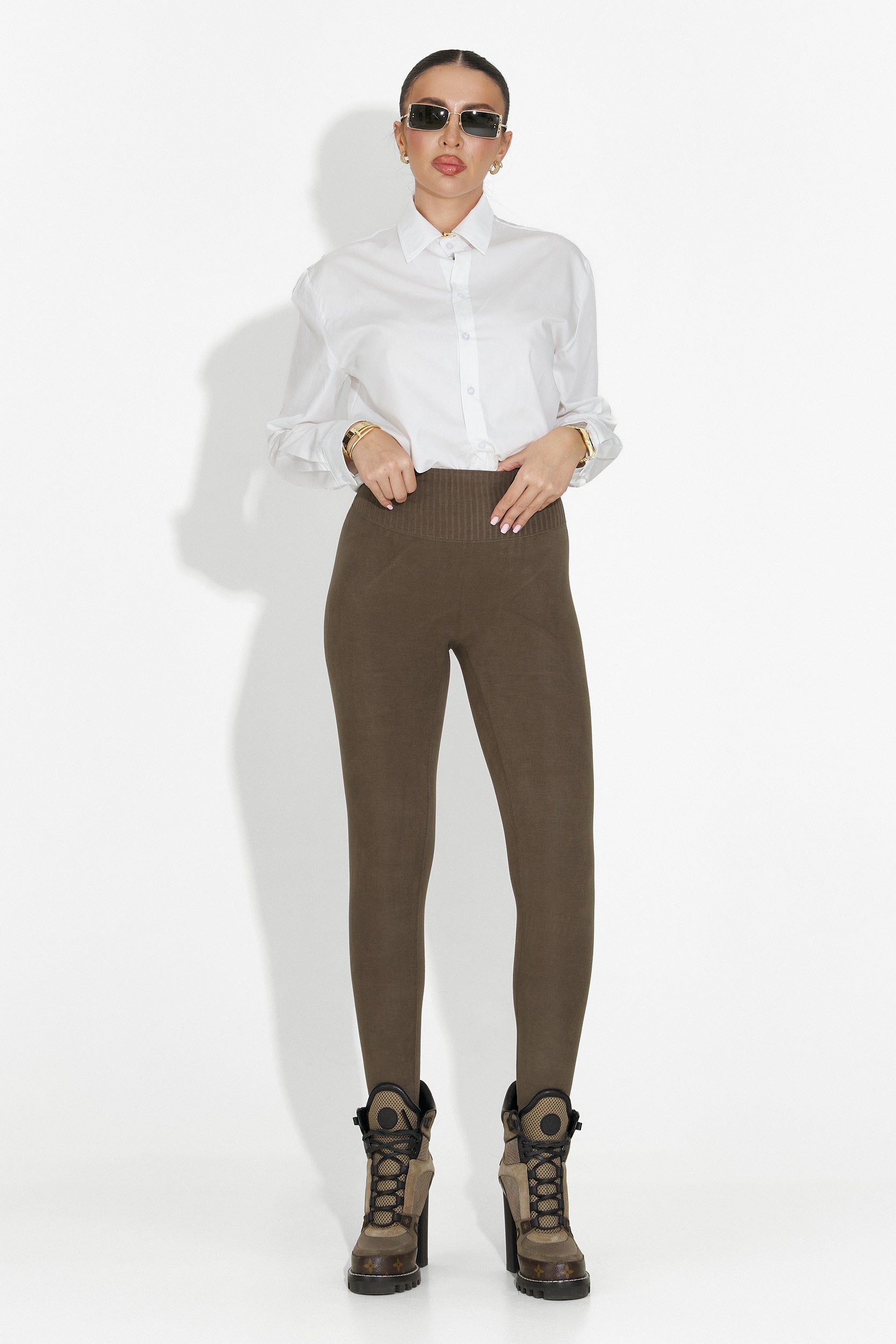 Colanti Warm compresivi kaki Michelina Bogas