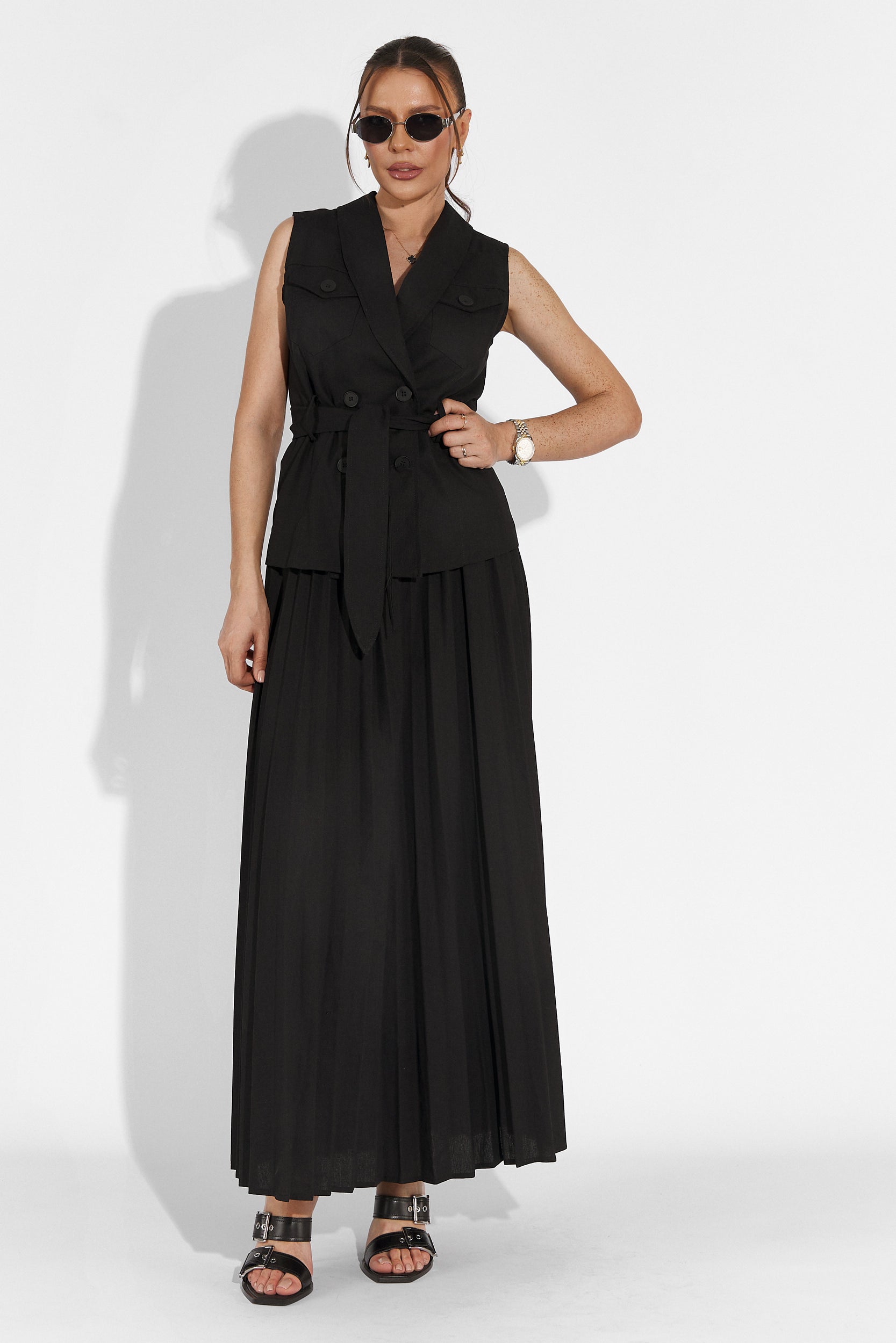 Compleu cu fusta negru Timothy Bogas