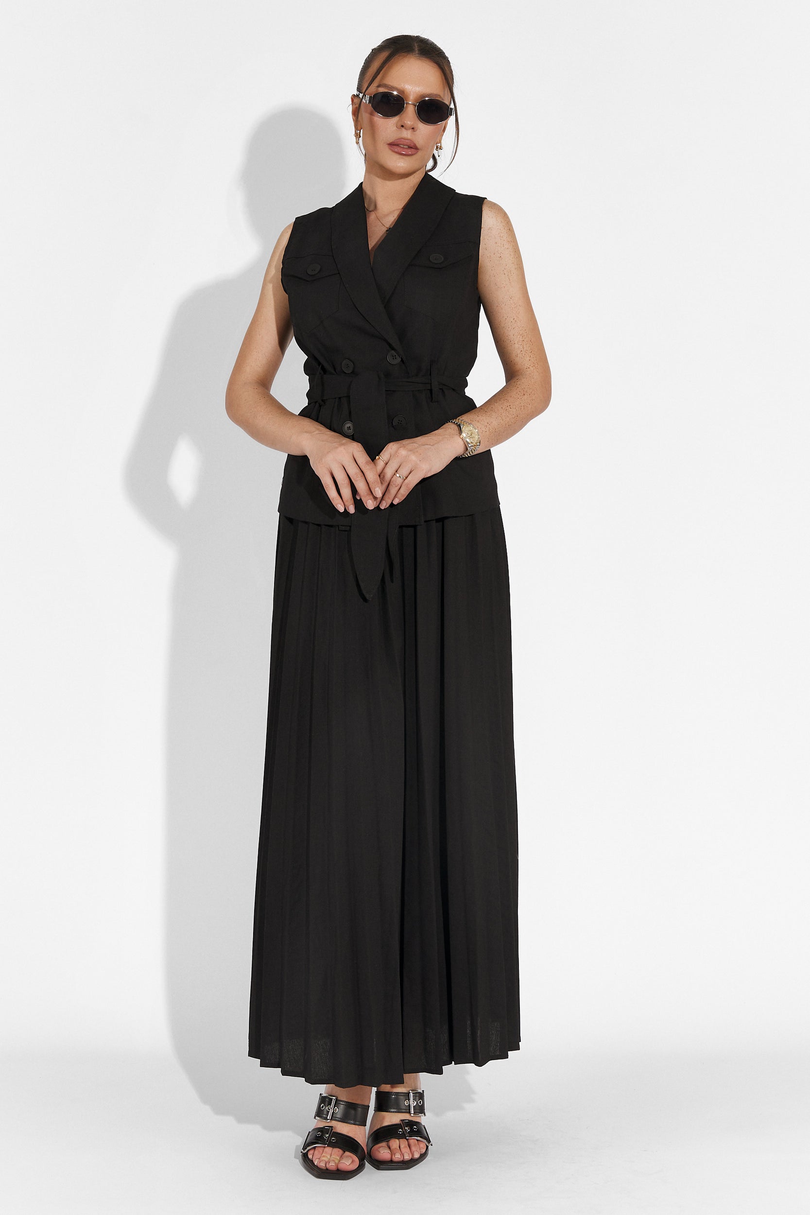 Compleu cu fusta negru Timothy Bogas