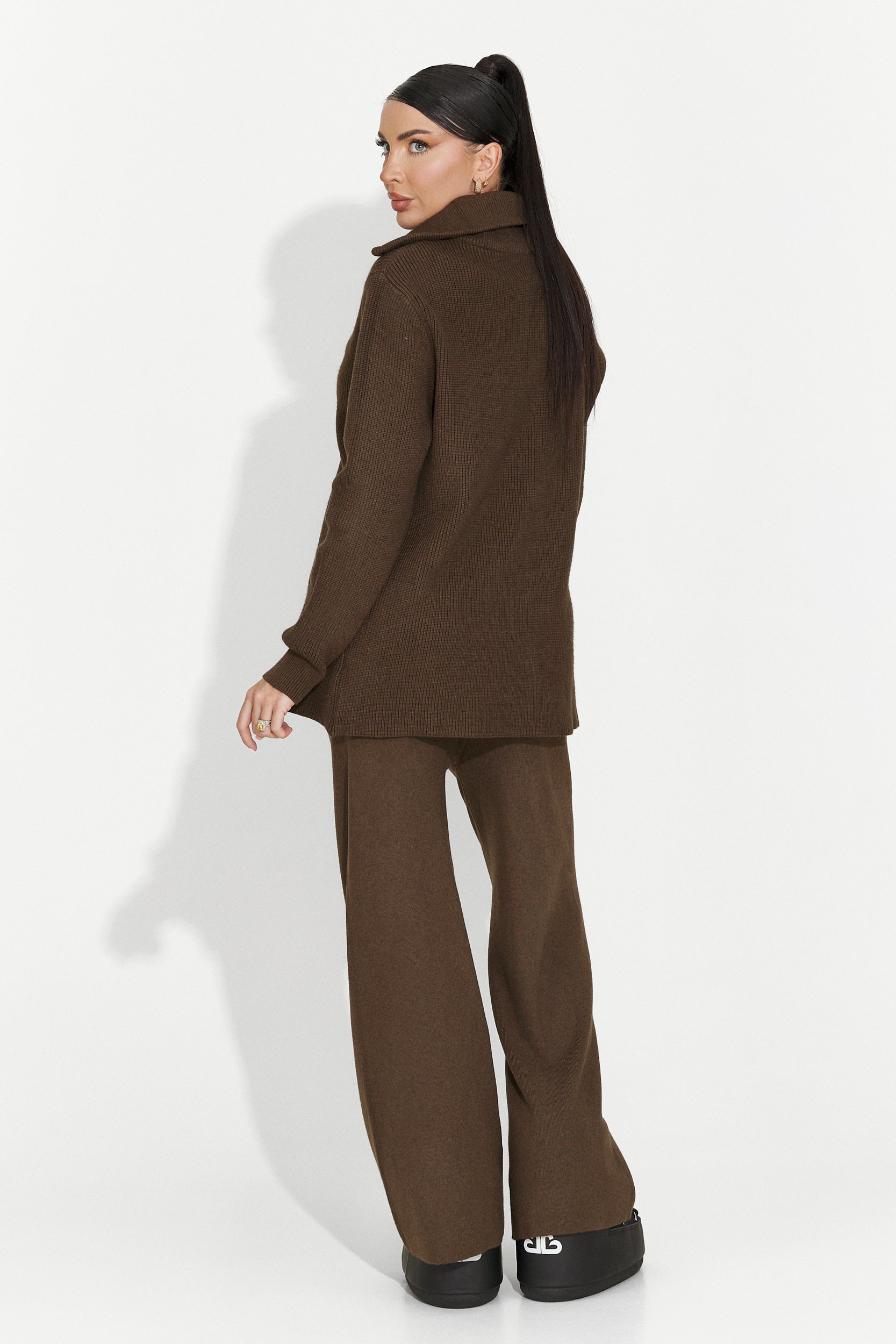 Compleu dama casual maro Arliena Bogas