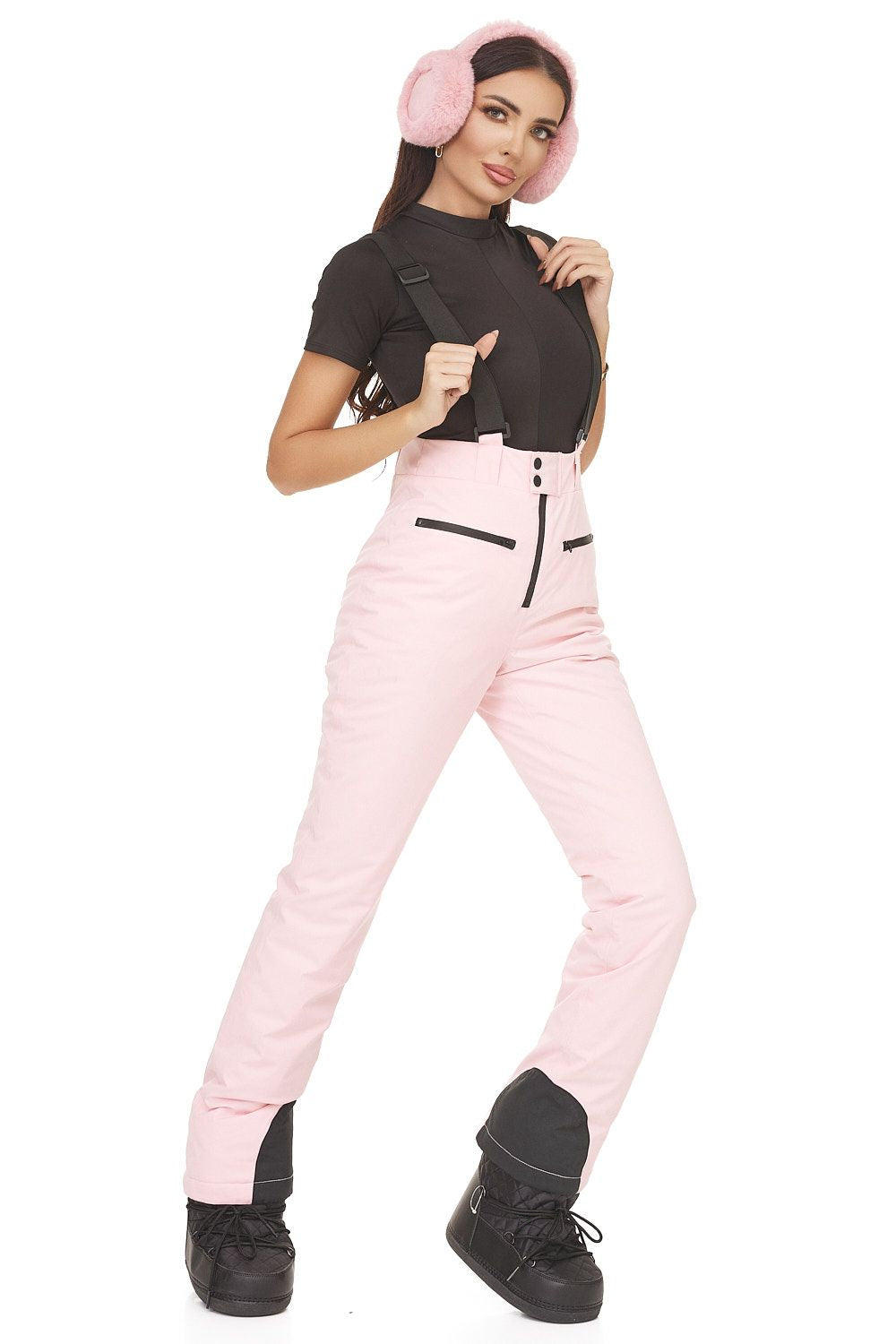 Costum ski casual roz Reasia Bogas