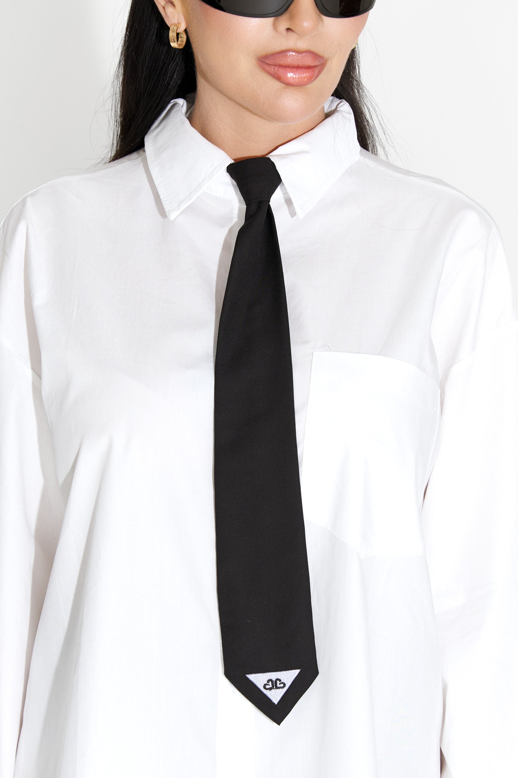 Cravata dama neagra Daizi Bogas