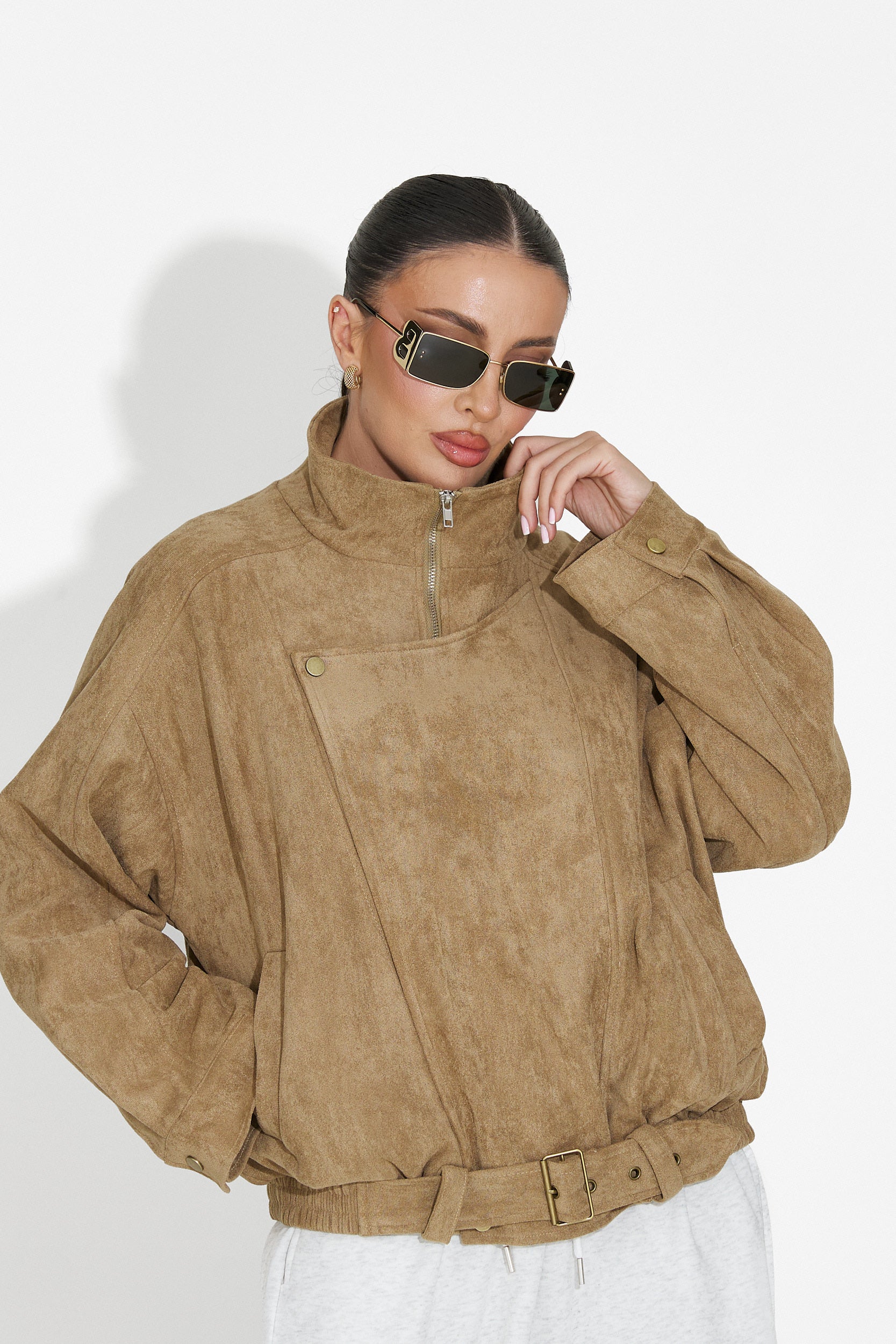 Geaca dama casual bej Ismoria Bogas