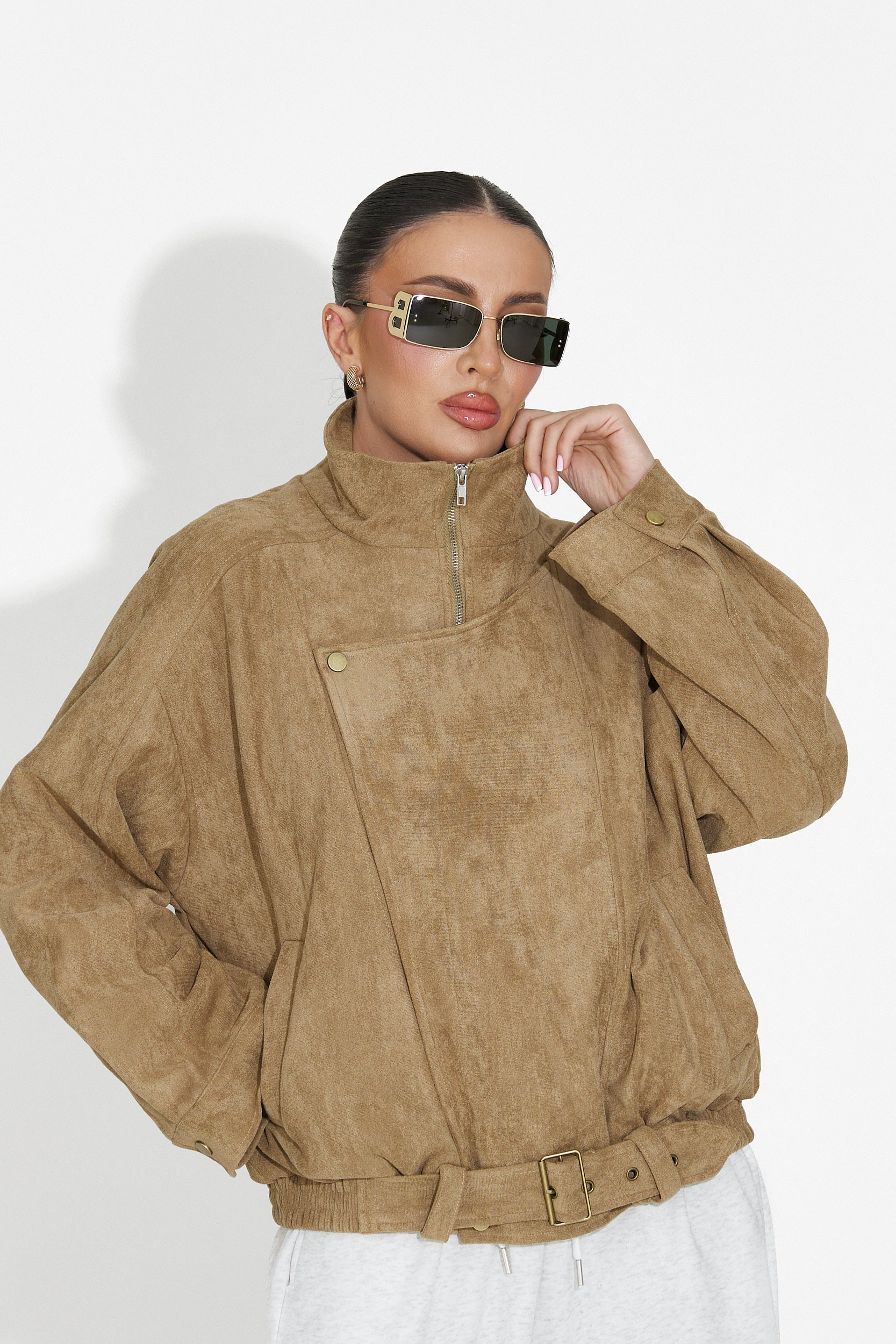 Geaca dama casual bej Ismoria Bogas