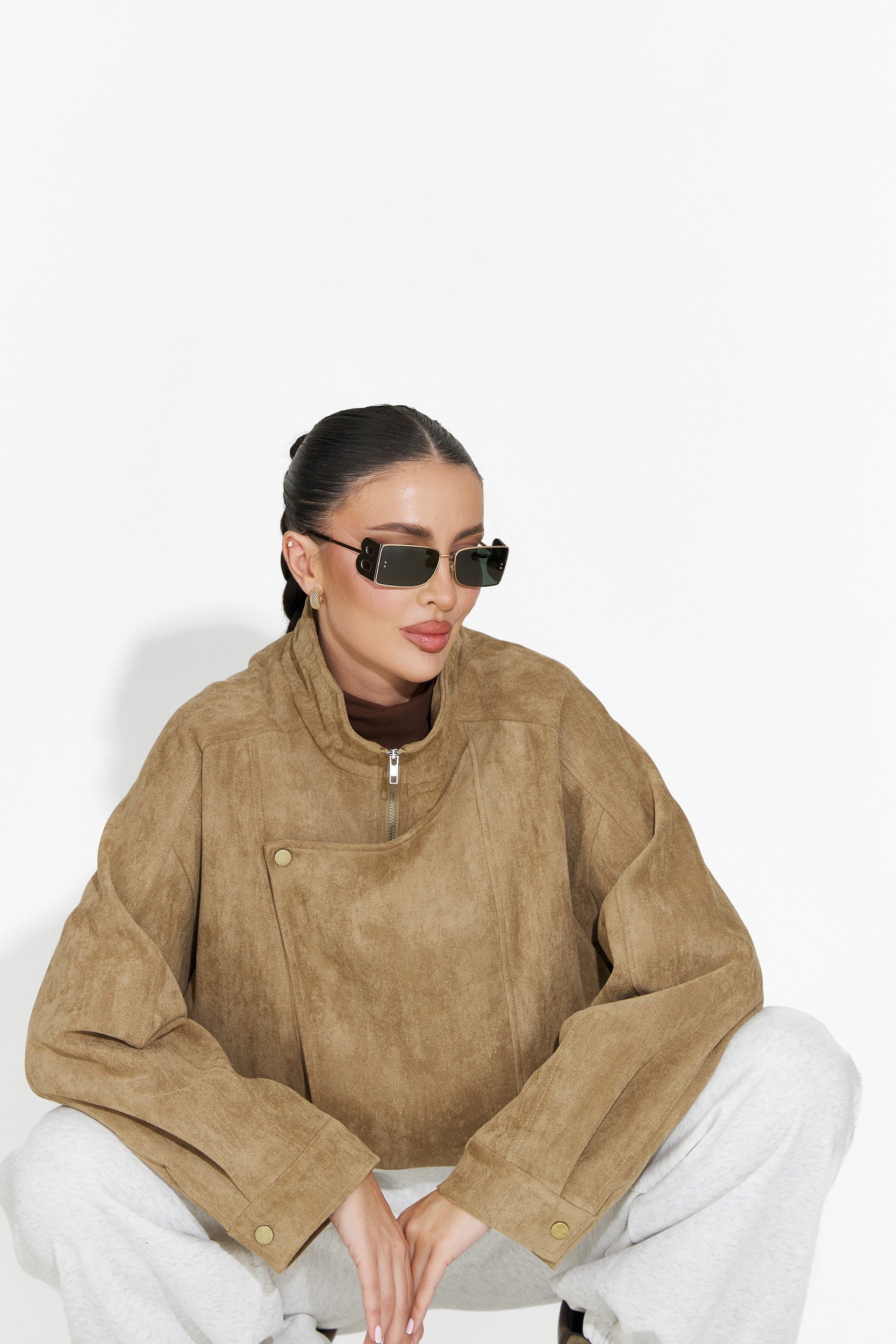 Geaca dama casual bej Ismoria Bogas