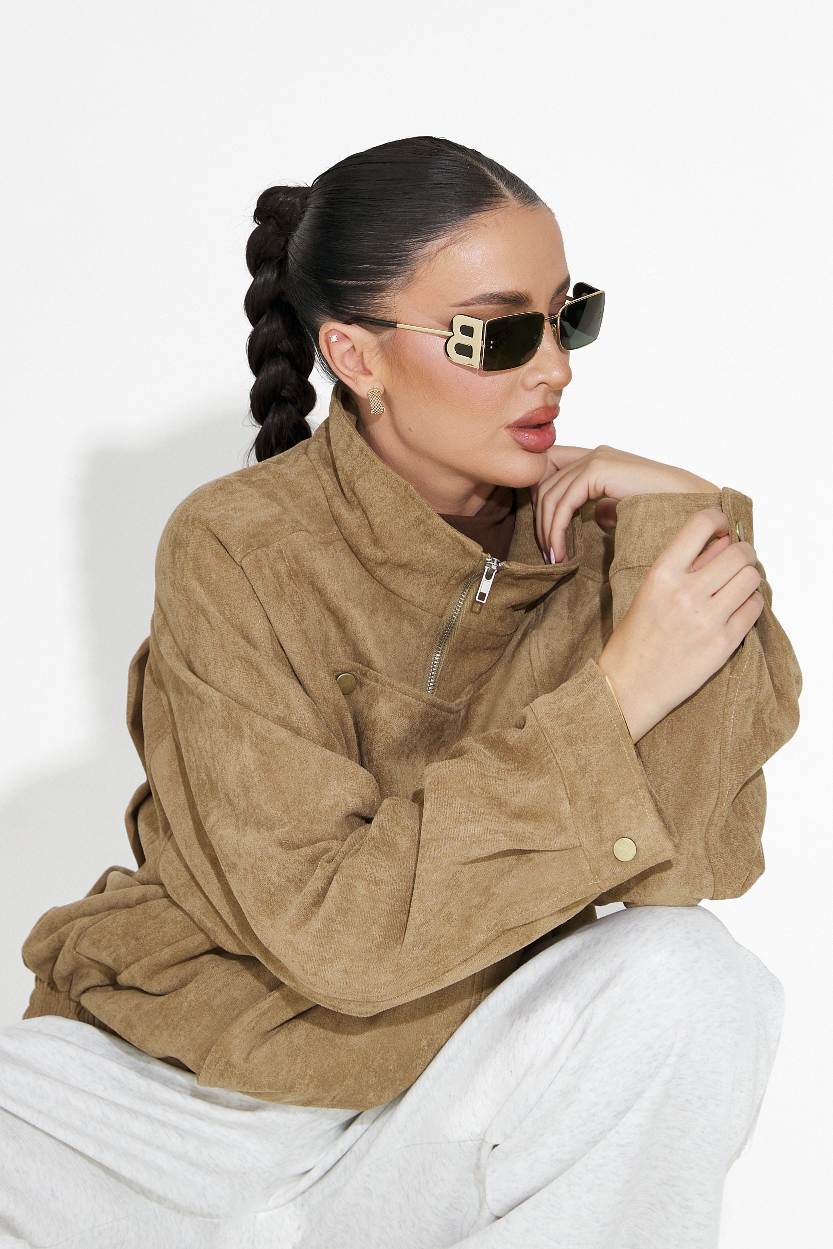 Geaca dama casual bej Ismoria Bogas