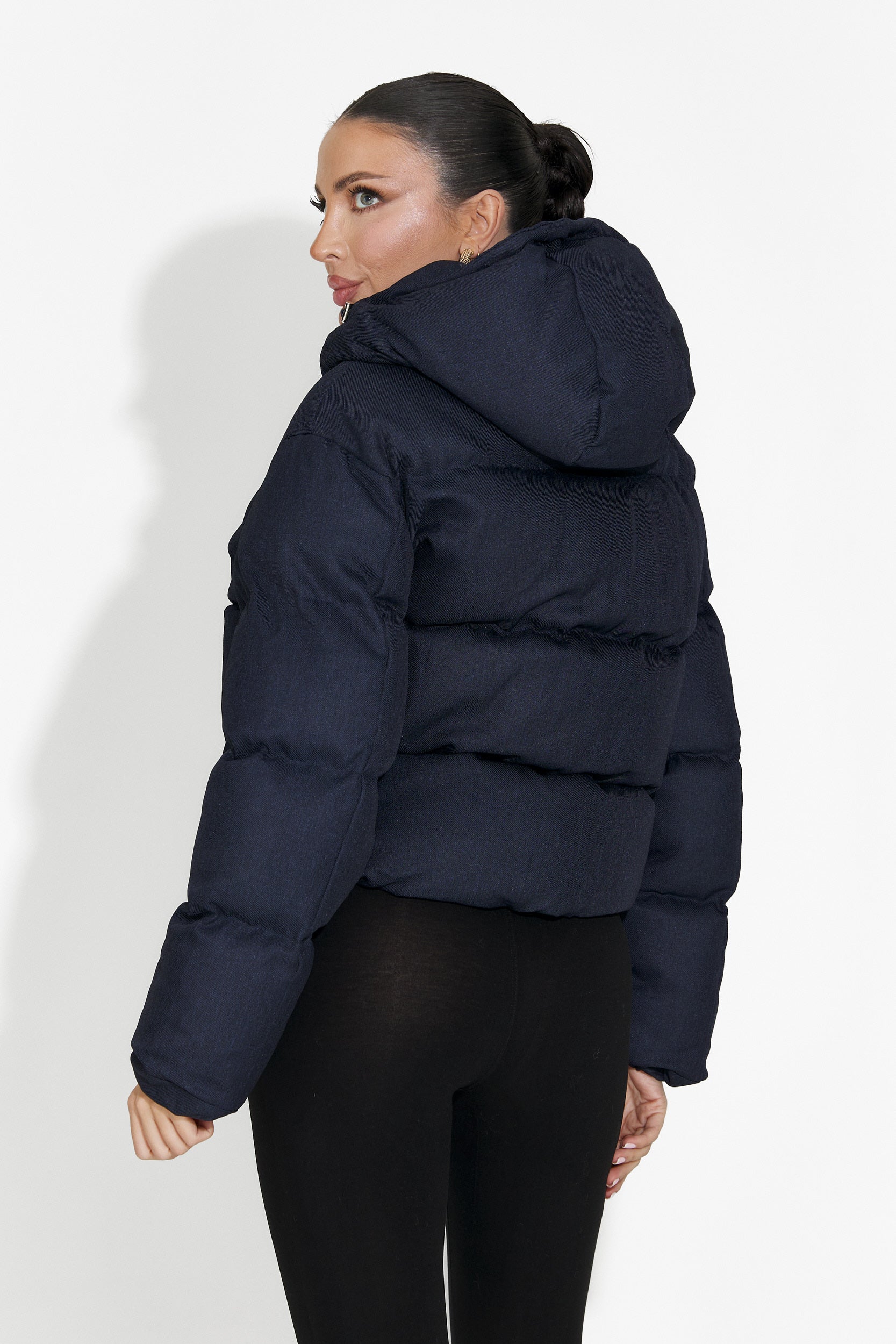 Geaca dama casual bleumarin Luisana Bogas